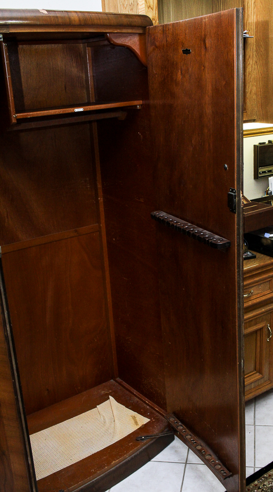 Vintage Art Deco Style Wardrobe by Morris London