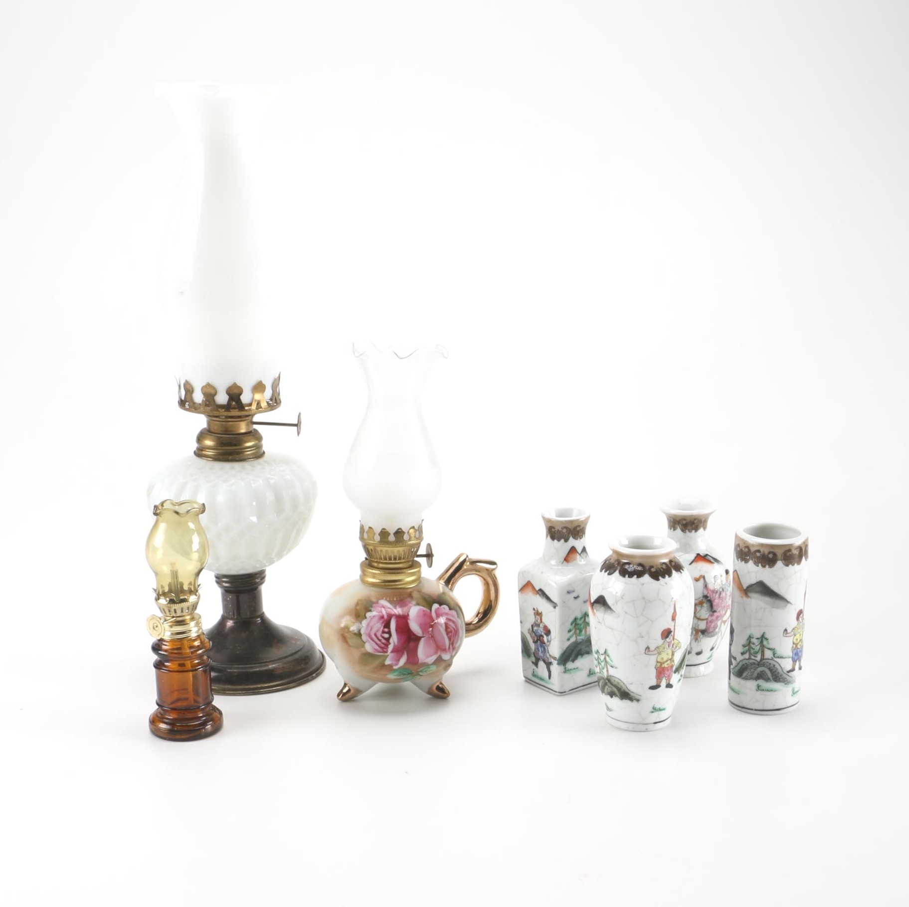 Group of Oil Lamps