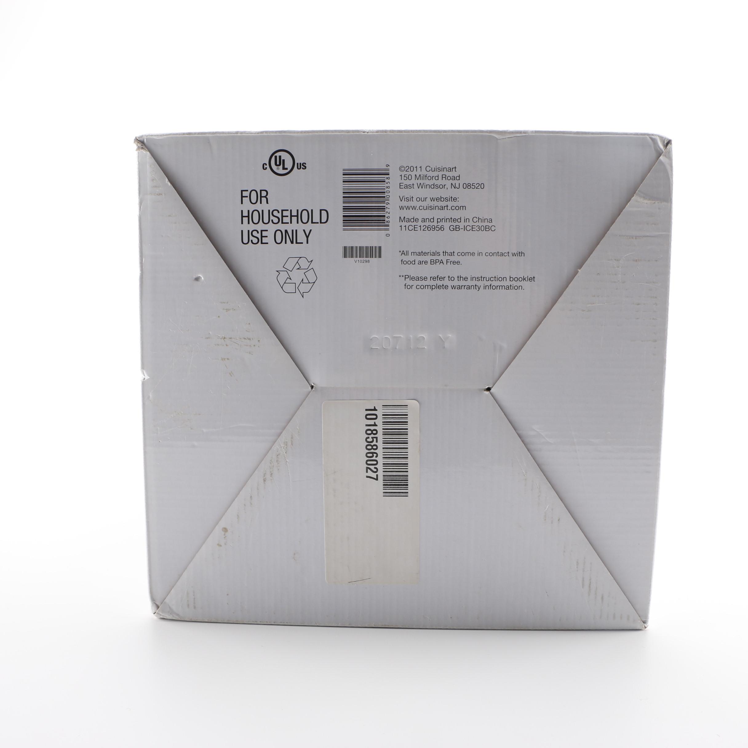 Cuisinart Ice Cream Maker