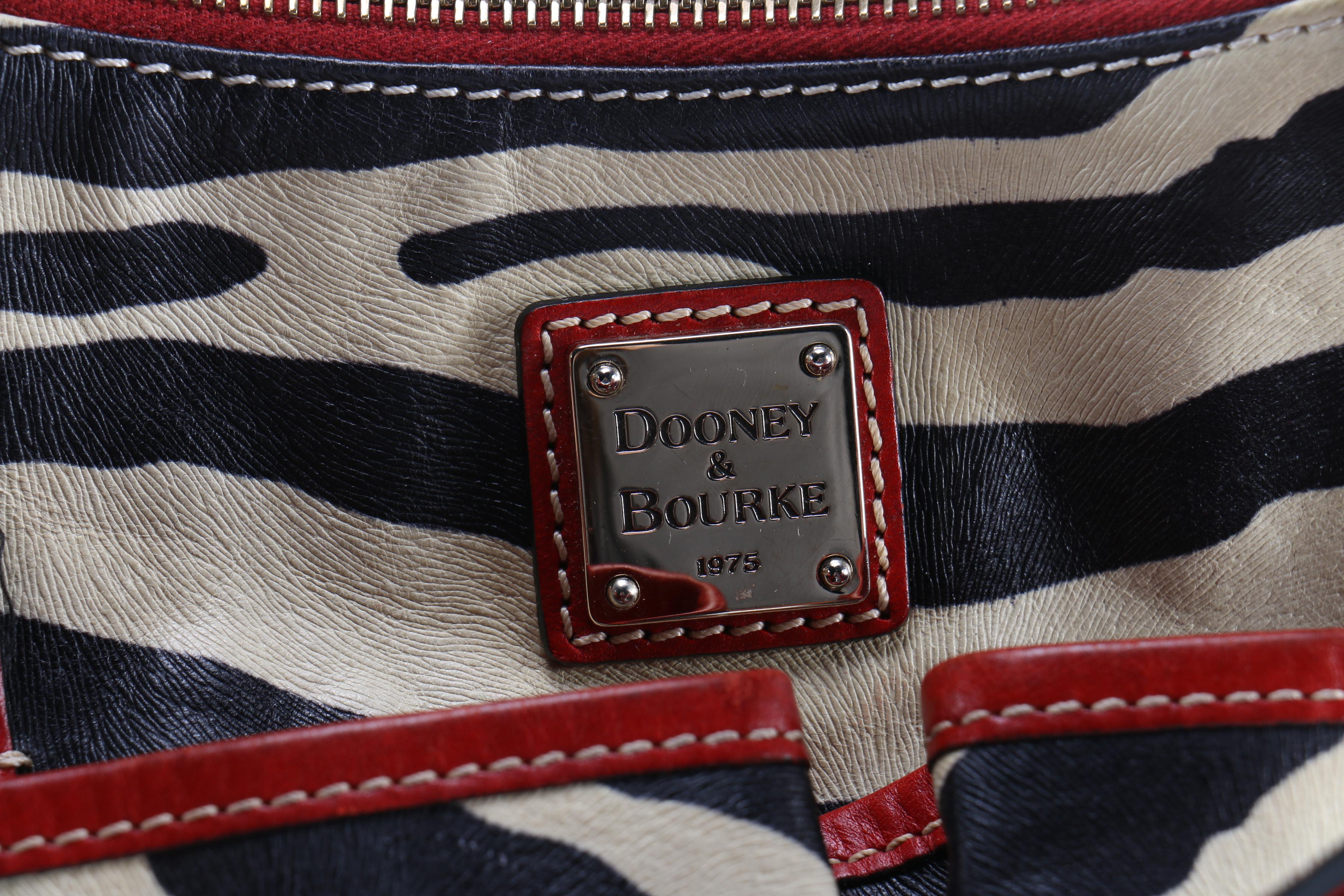 Dooney & Bourke Zebra Medium Safari Bag