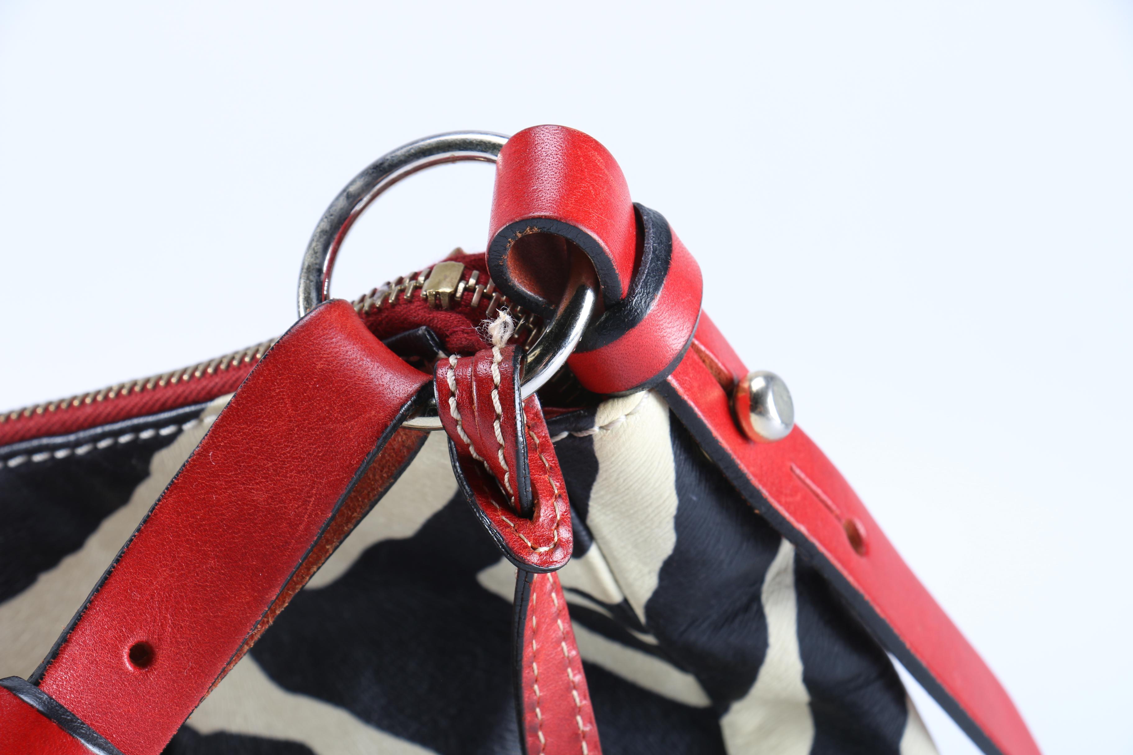 Dooney & Bourke Zebra Medium Safari Bag