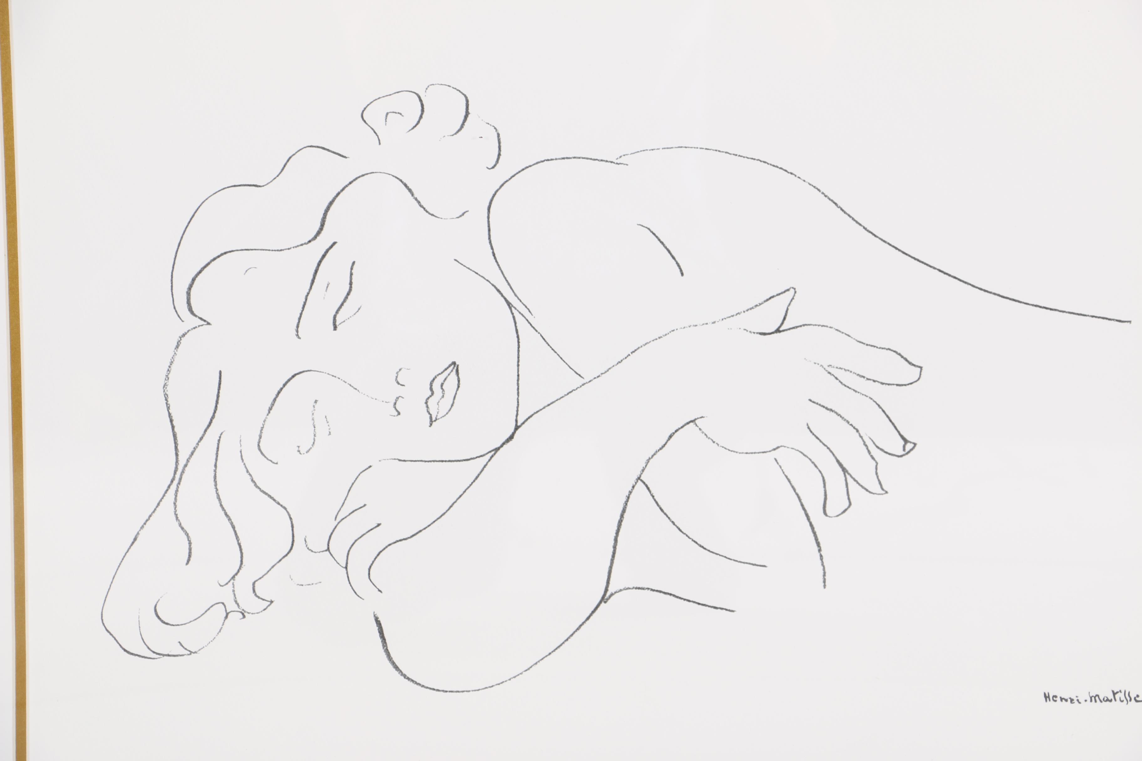 After Henri Matisse Limited Edition Giclee "Sleeping Model"