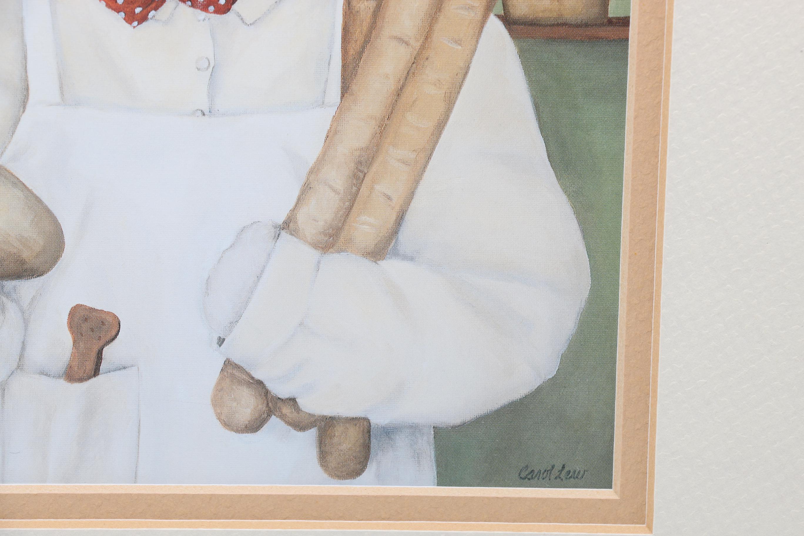 Carol Lew Offset Lithograph of "Bruno, The English Bull Dog"