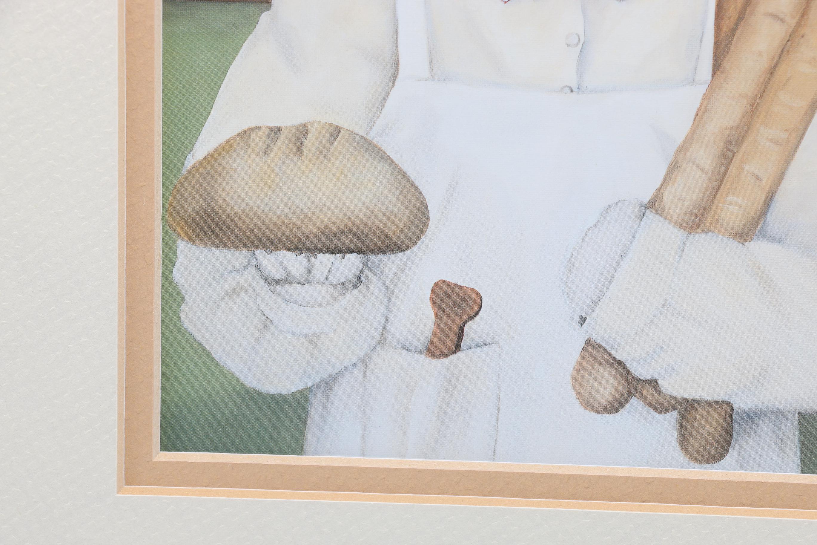 Carol Lew Offset Lithograph of "Bruno, The English Bull Dog"