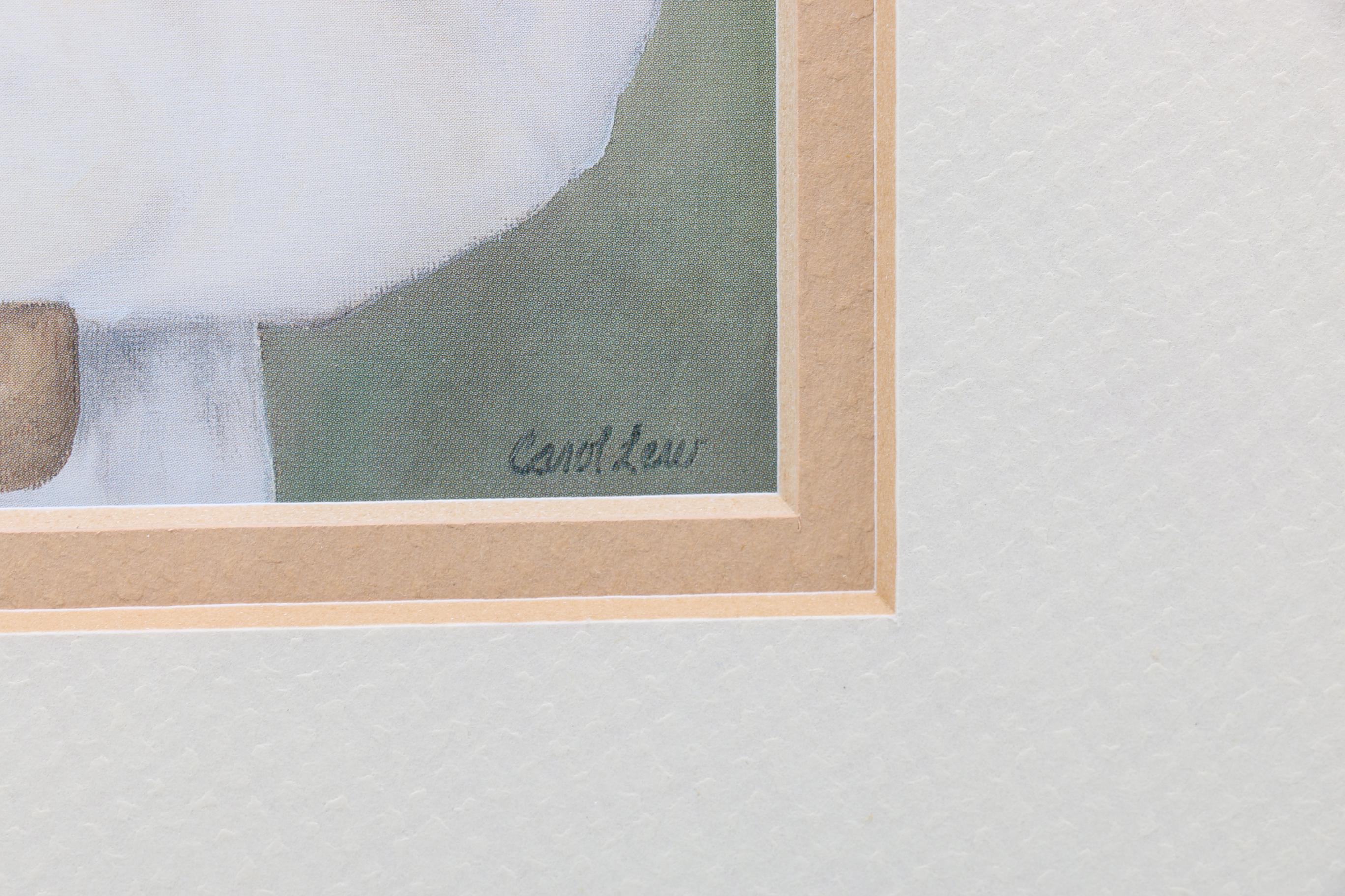 Carol Lew Offset Lithograph of "Bruno, The English Bull Dog"