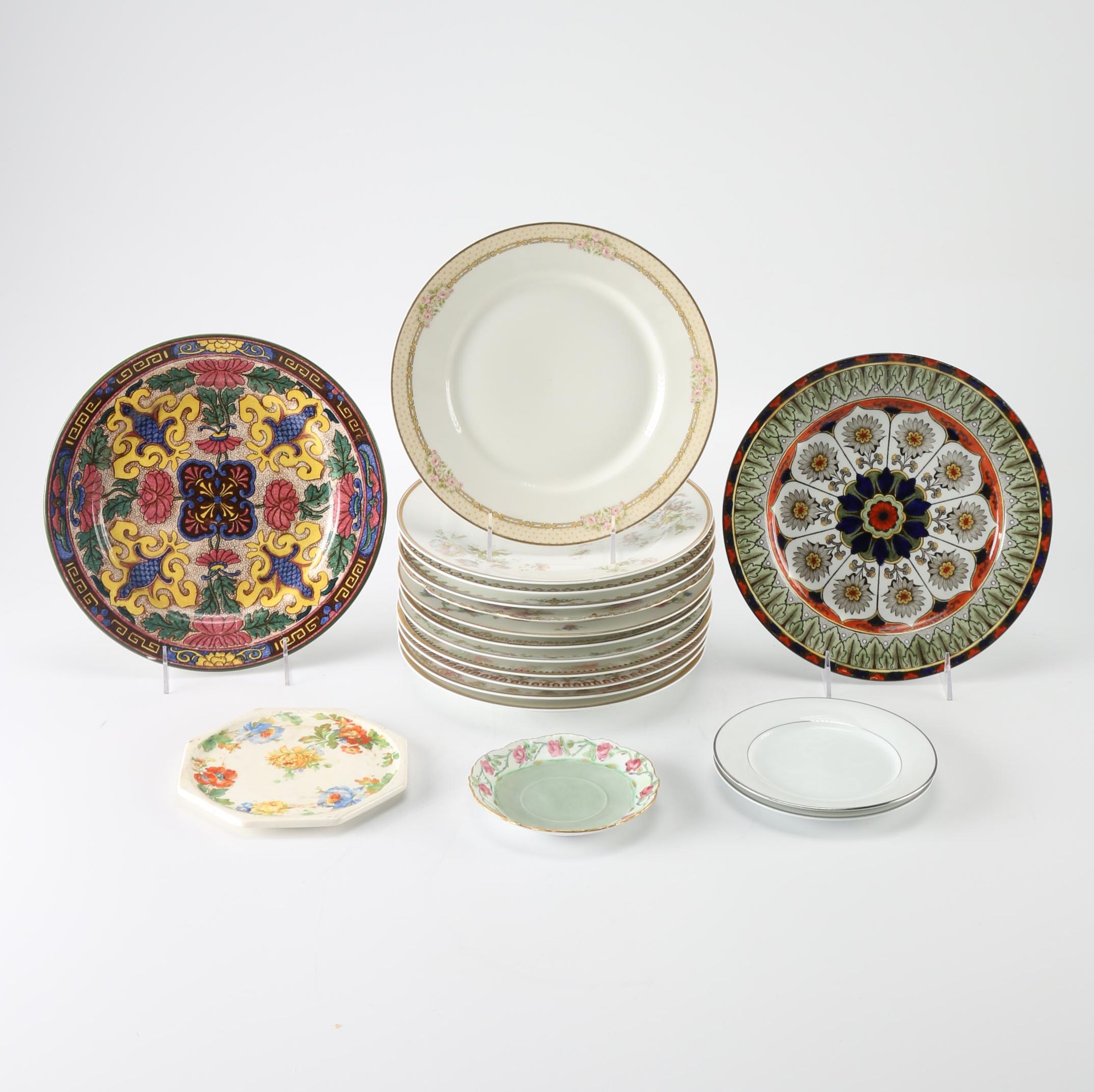 Chinaware Plates Featuring Haviland & Co.