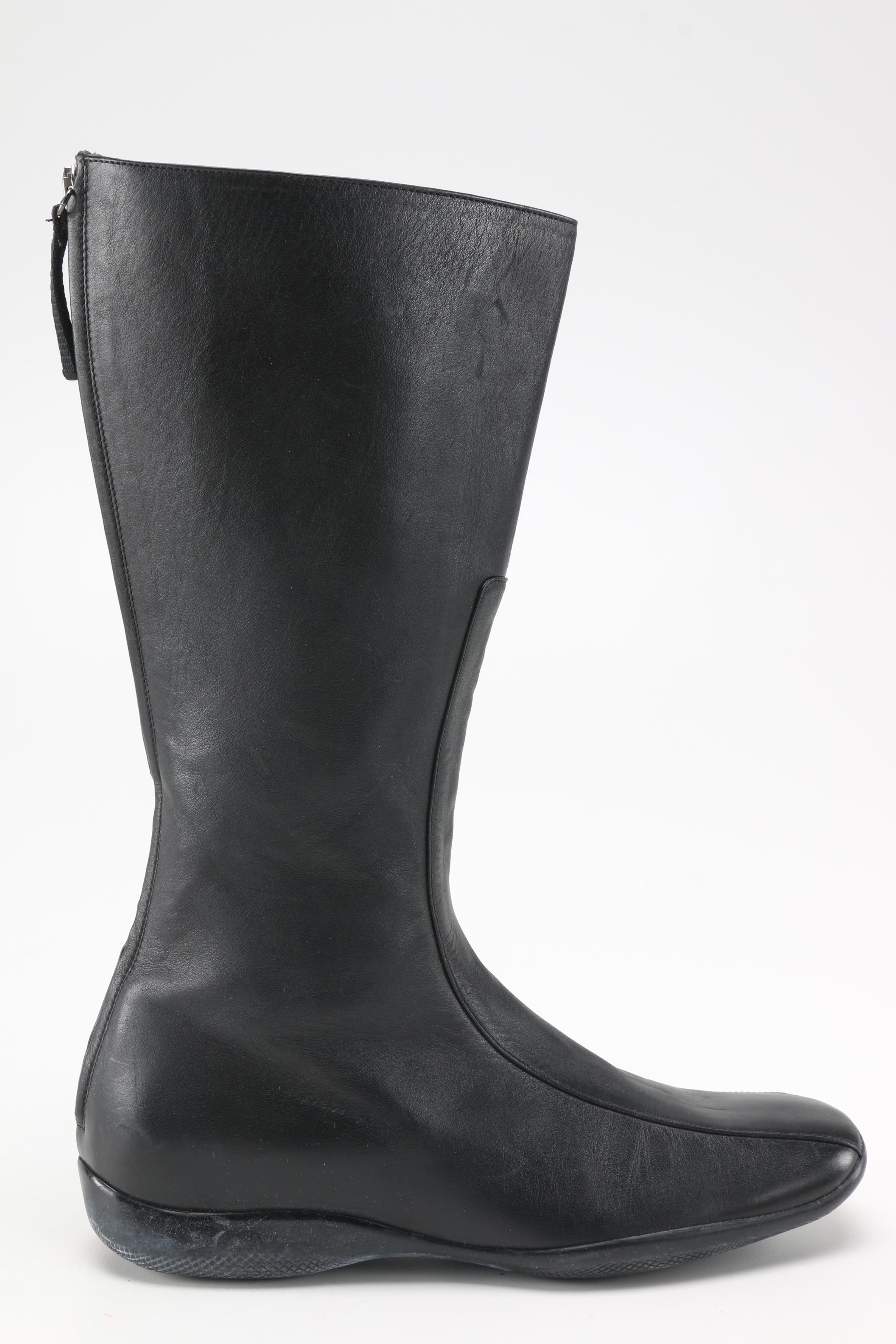 Women's Prada Black Leather Boots