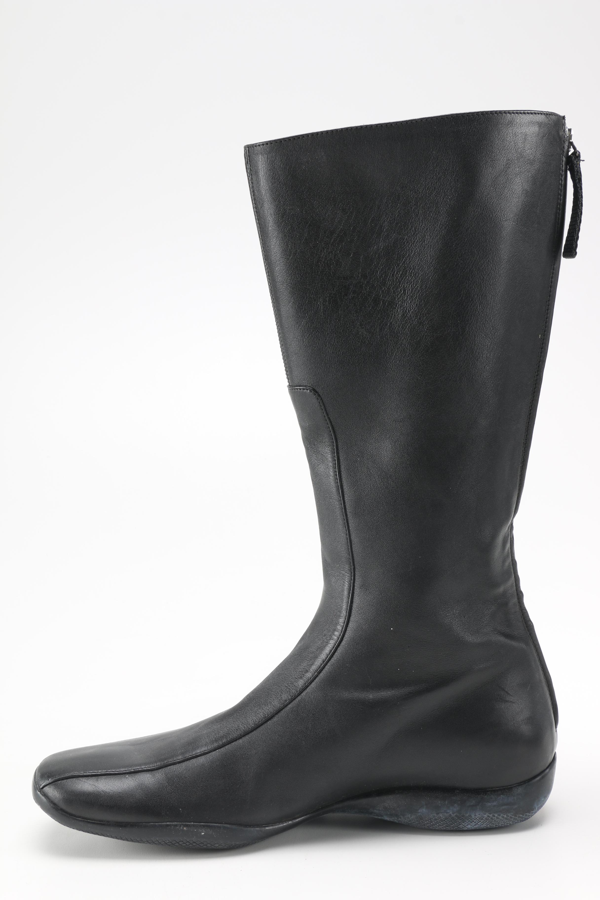 Women's Prada Black Leather Boots