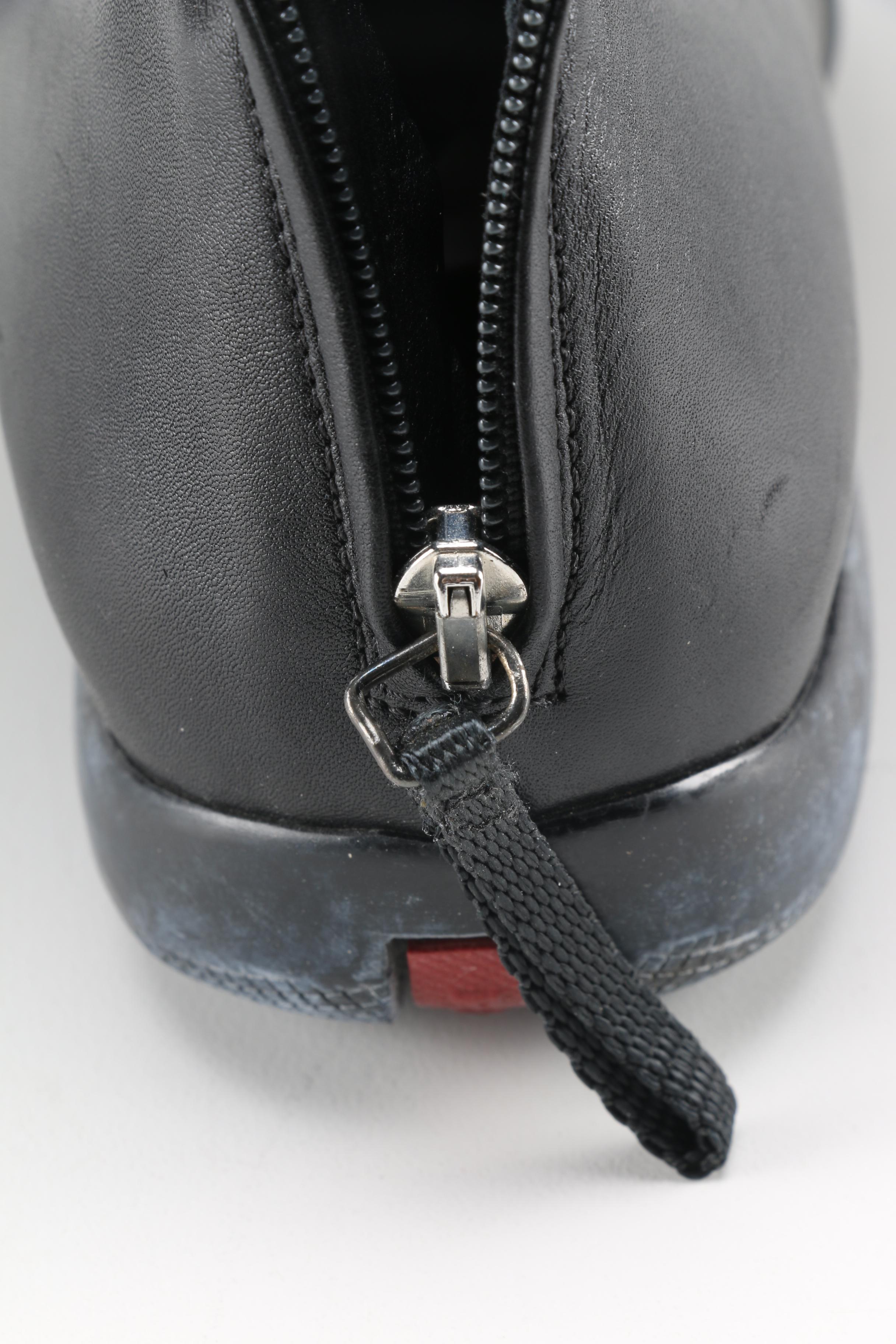 Women's Prada Black Leather Boots