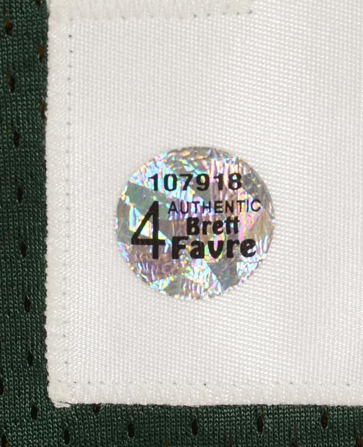 Brett Favre Signed Jersey  COA