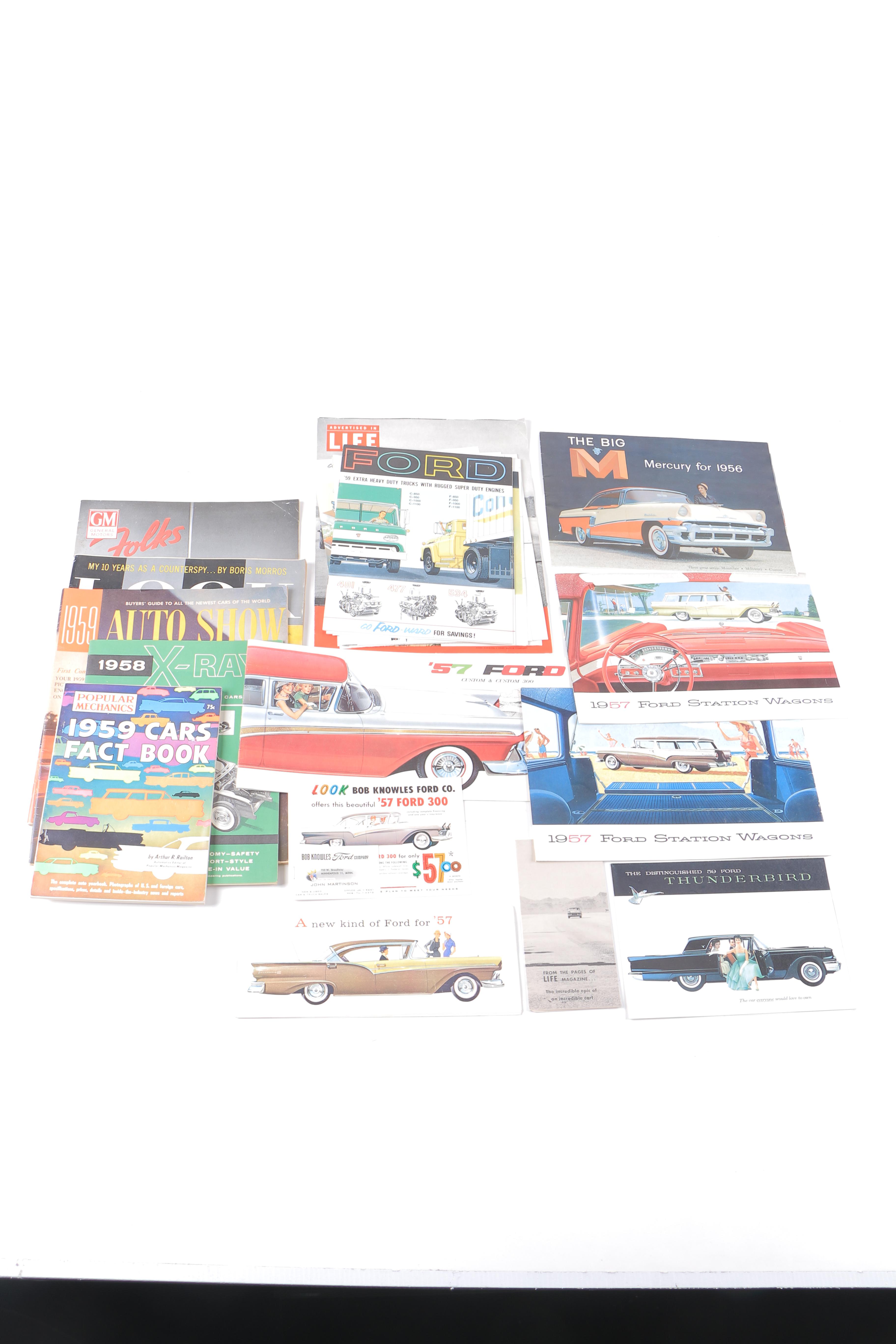 Mid- to Late 1950s Ford Sales Literature