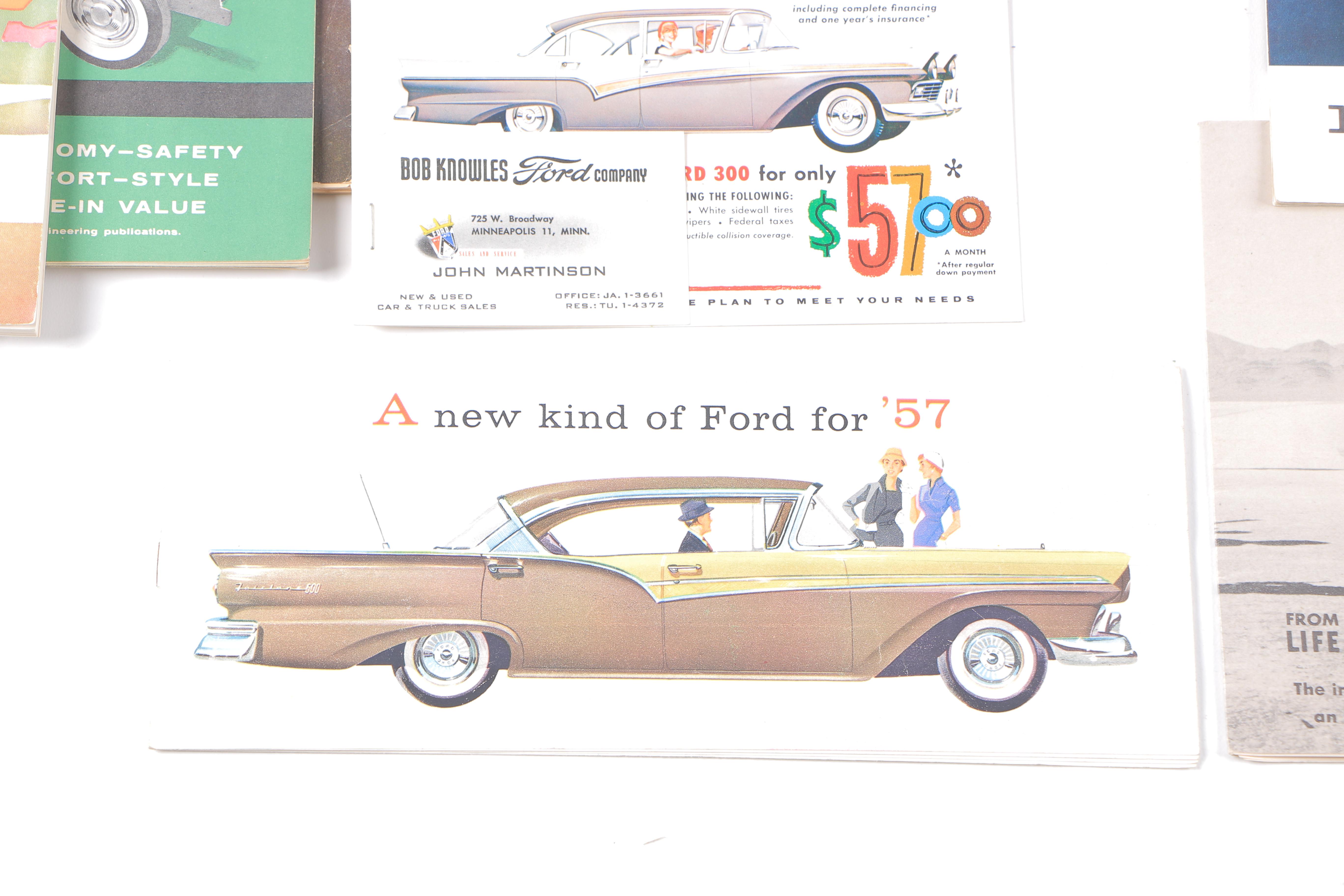 Mid- to Late 1950s Ford Sales Literature