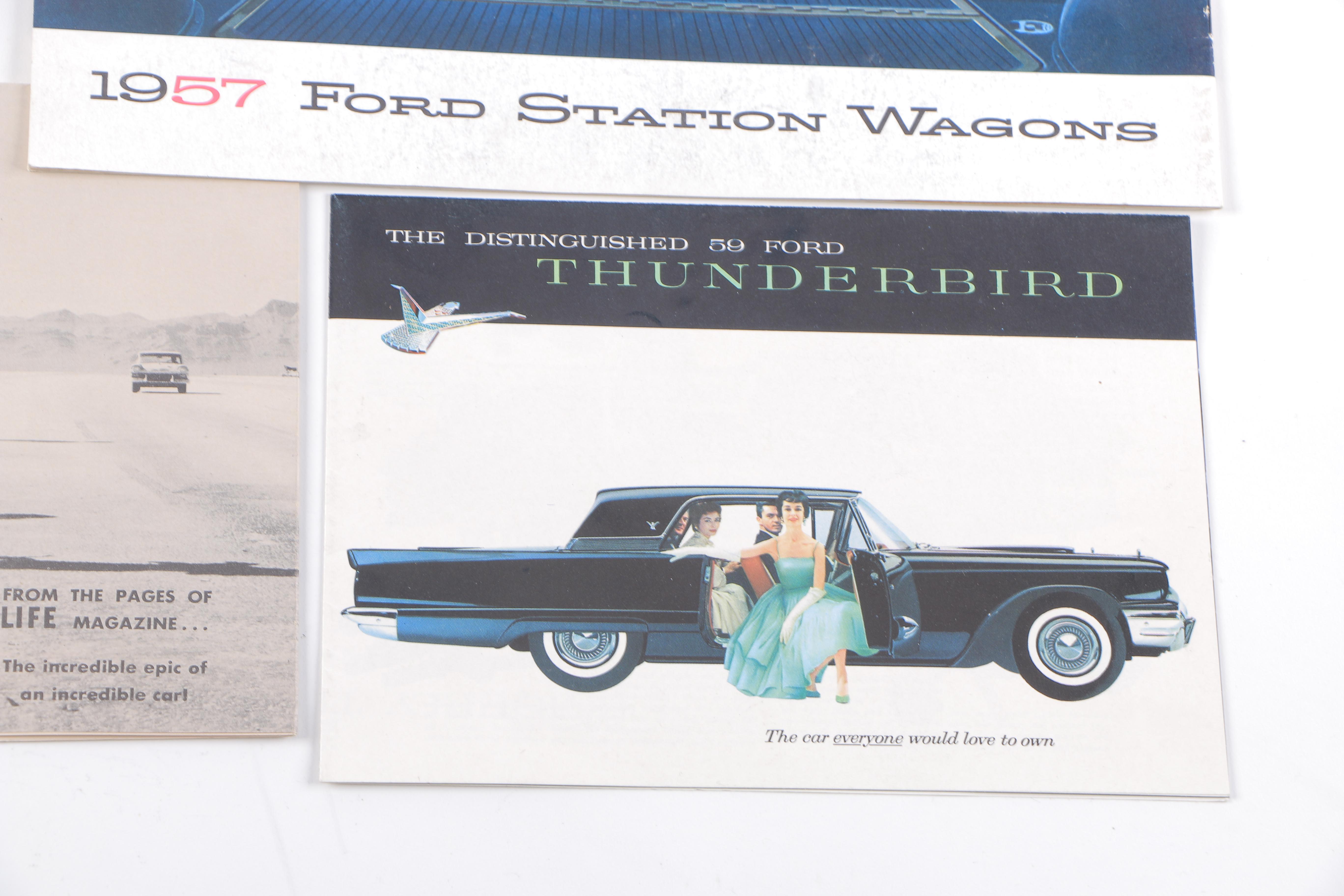 Mid- to Late 1950s Ford Sales Literature
