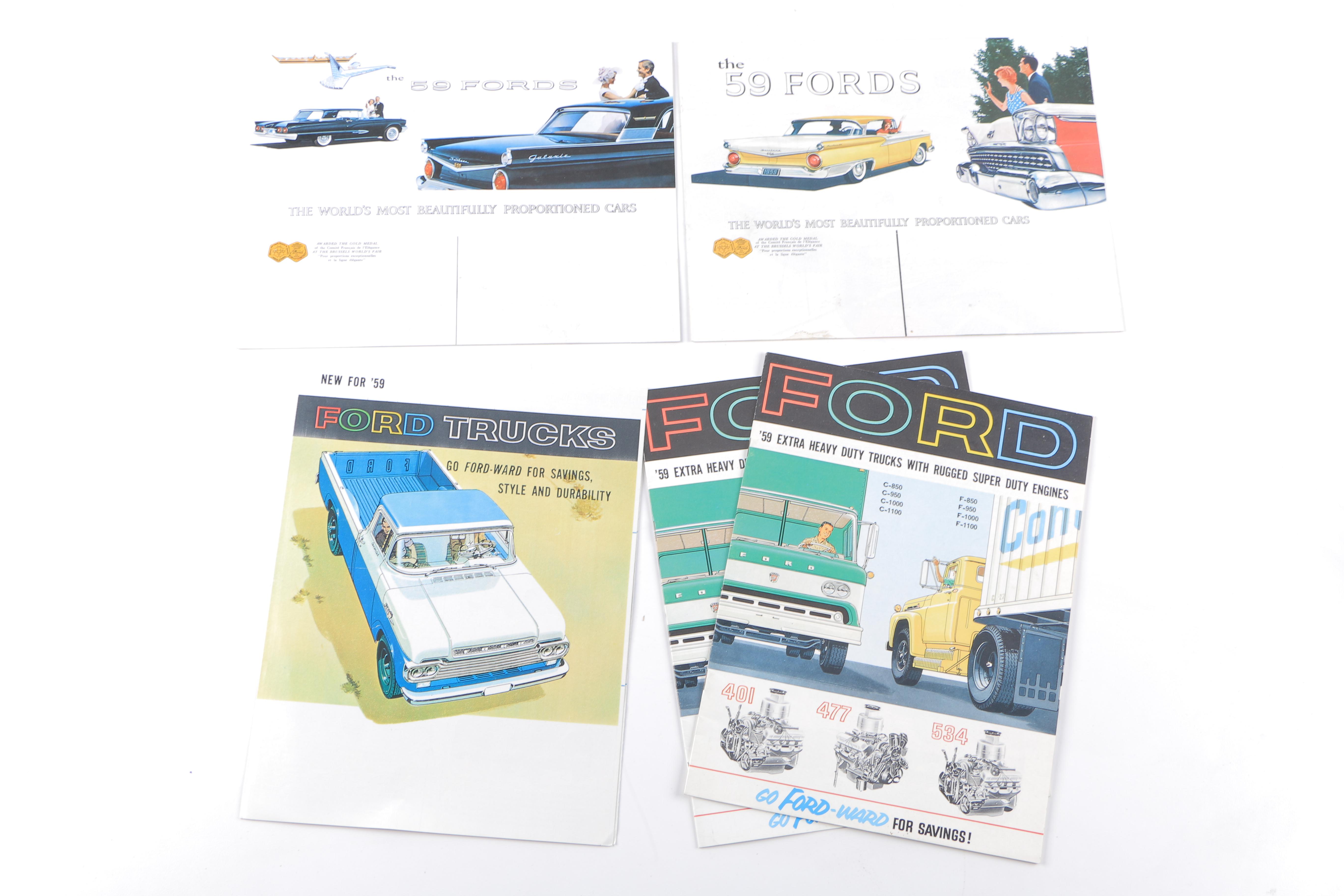 Mid- to Late 1950s Ford Sales Literature