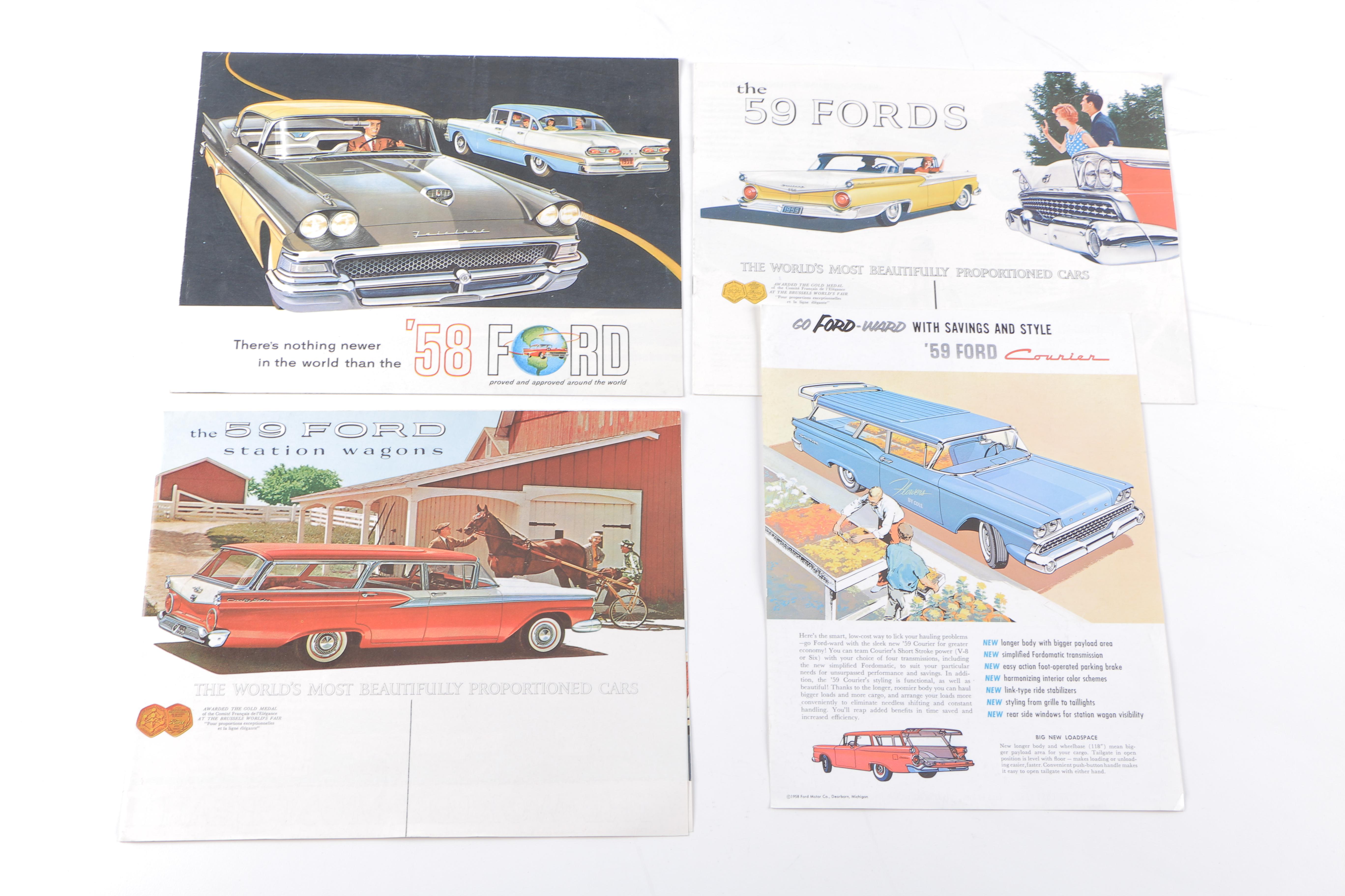 Mid- to Late 1950s Ford Sales Literature