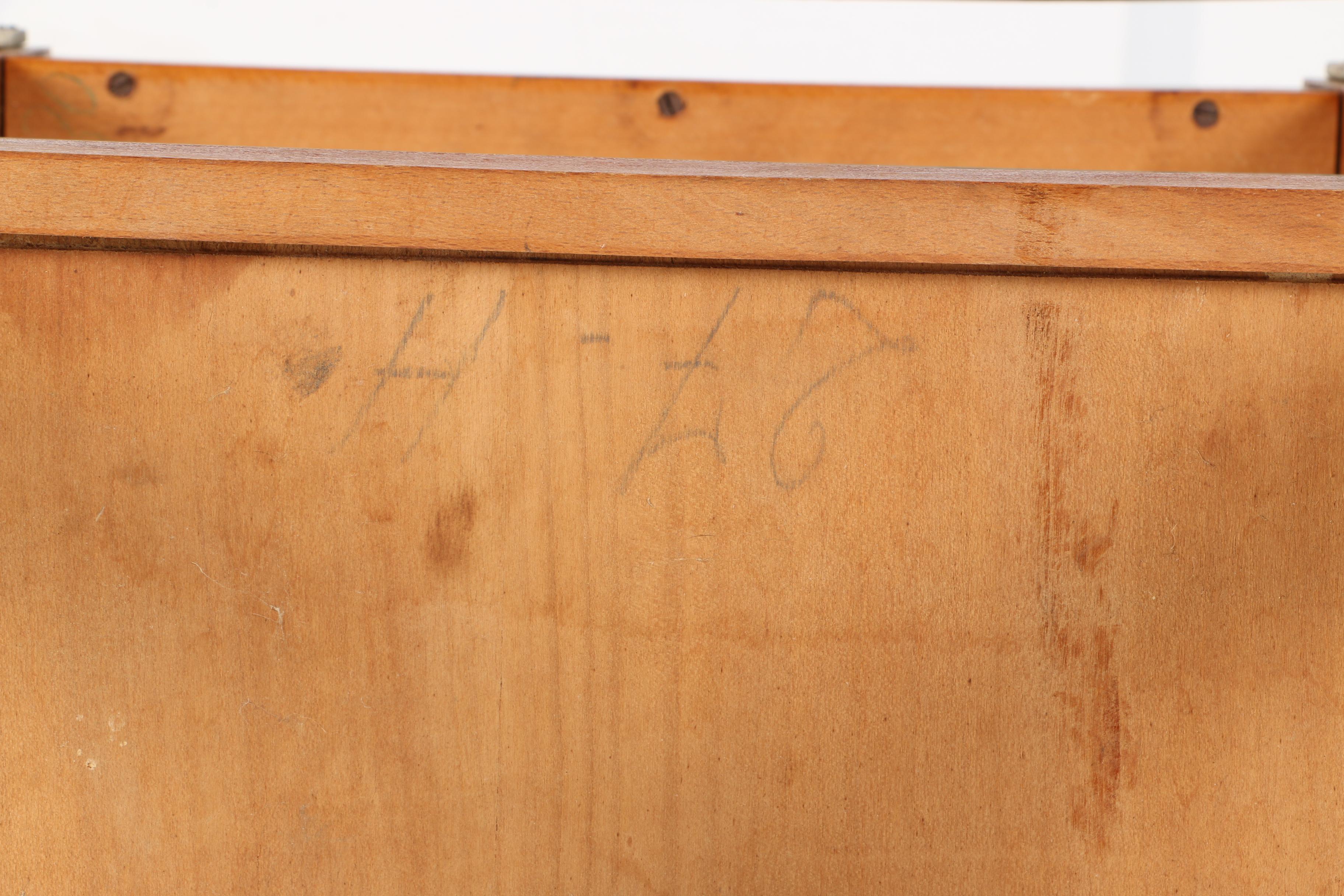 French Meblutil Two-Tier Cherry Tea Cart