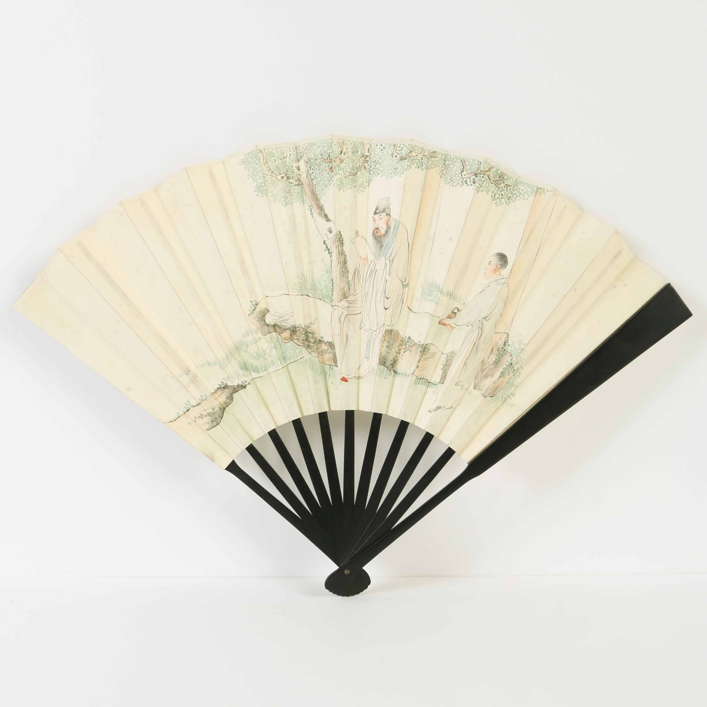 Chinese Shu Lian Ji Folding Fan