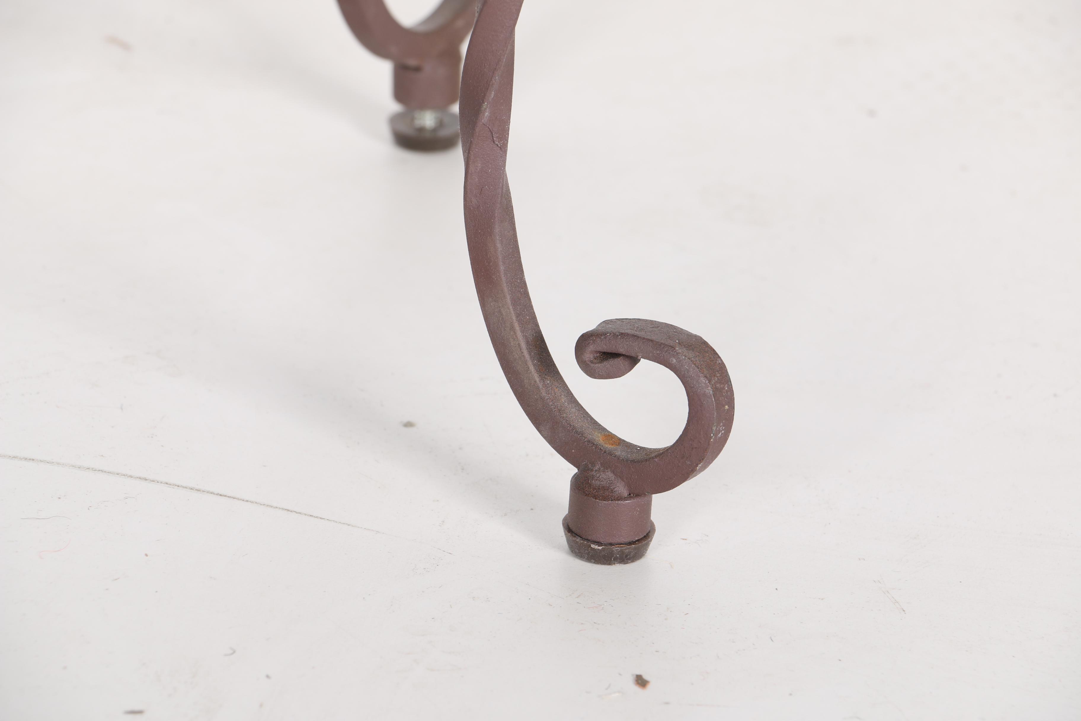 Contemporary Mosaic Top Patio Side Table