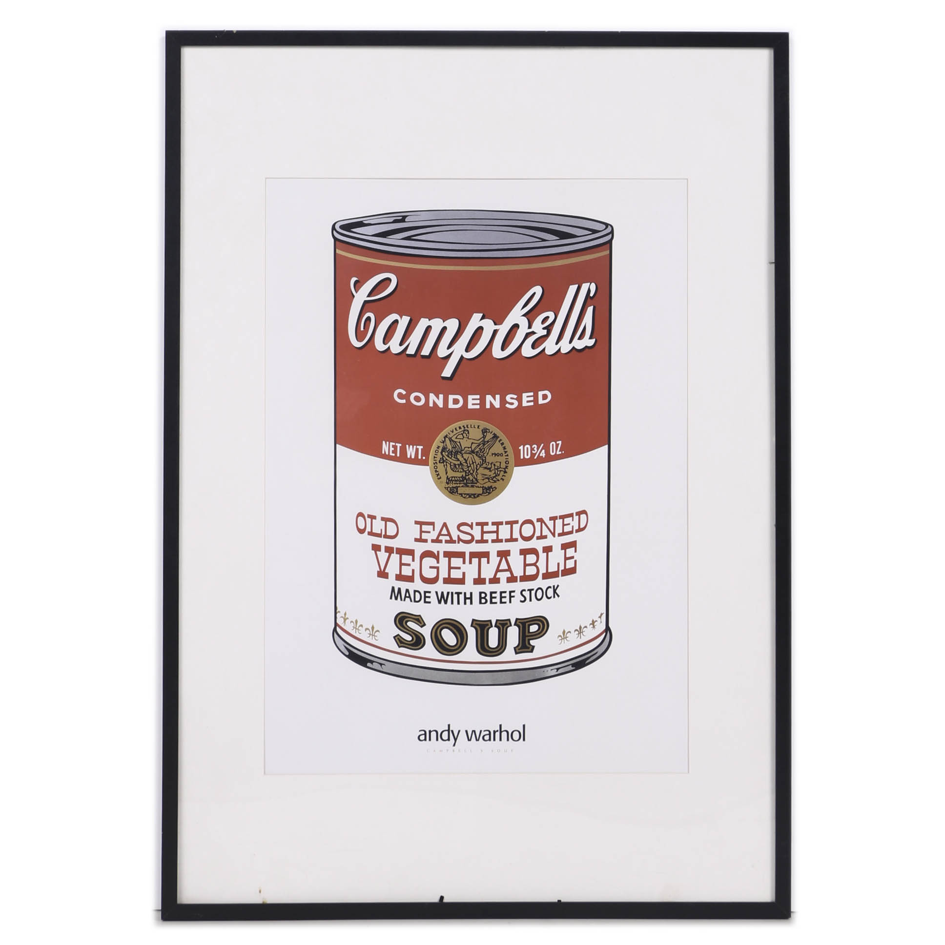 After Andy Warhol Offset Lithograph Poster "Campbell's Soup"