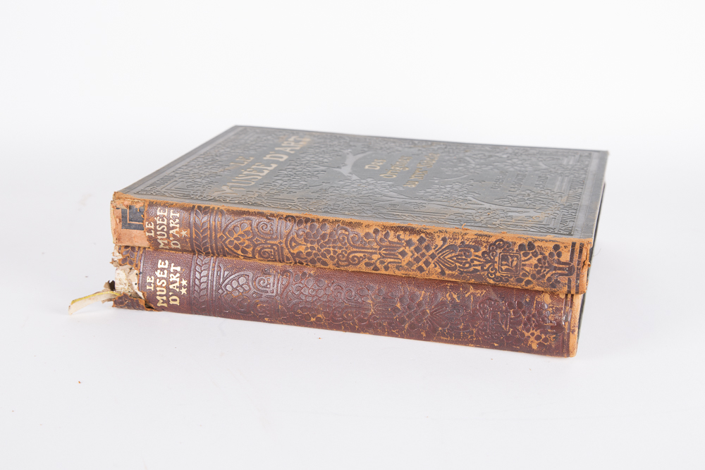 Set of Vintage "Le Musee D'Art" French Architecture Books