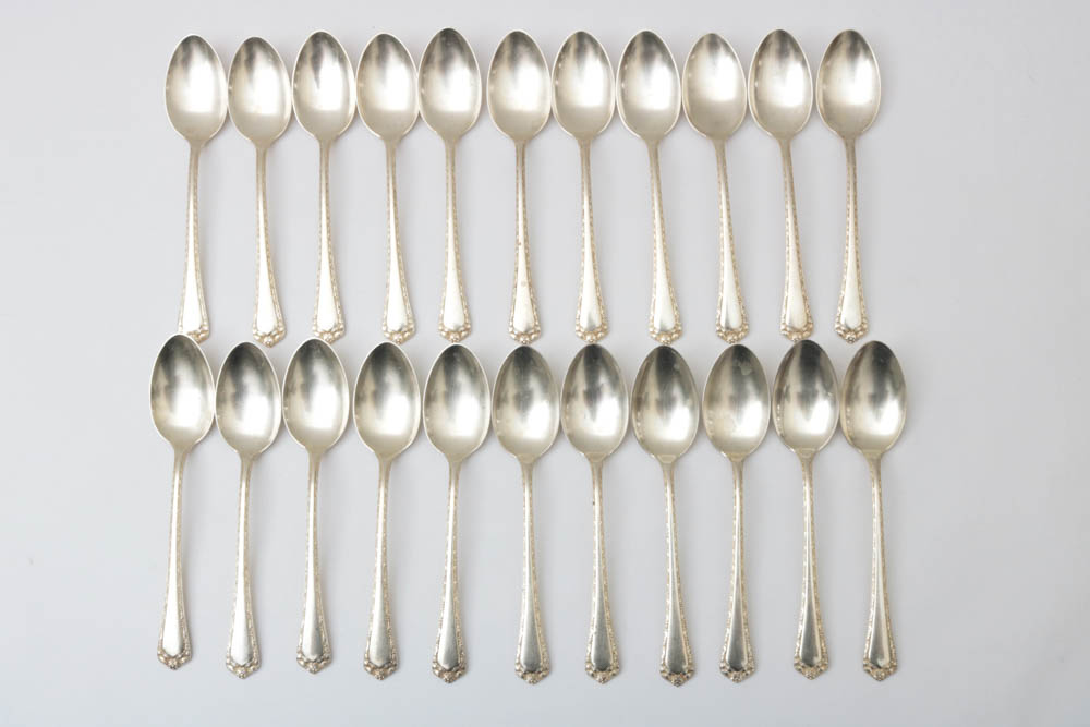 Easterling Sterling Silver Flatware in the "Rosemary" Pattern