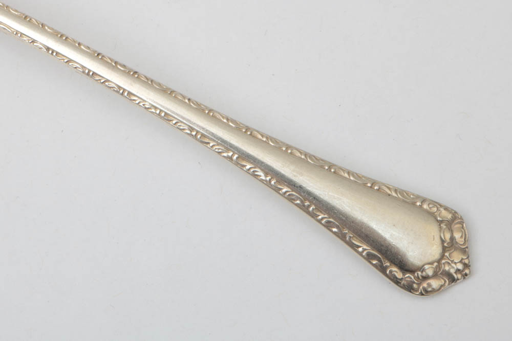 Easterling Sterling Silver Flatware in the "Rosemary" Pattern