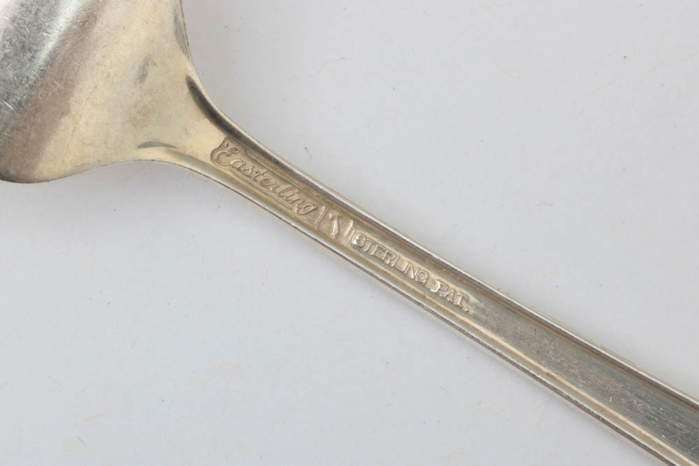 Easterling Sterling Silver Flatware in the "Rosemary" Pattern