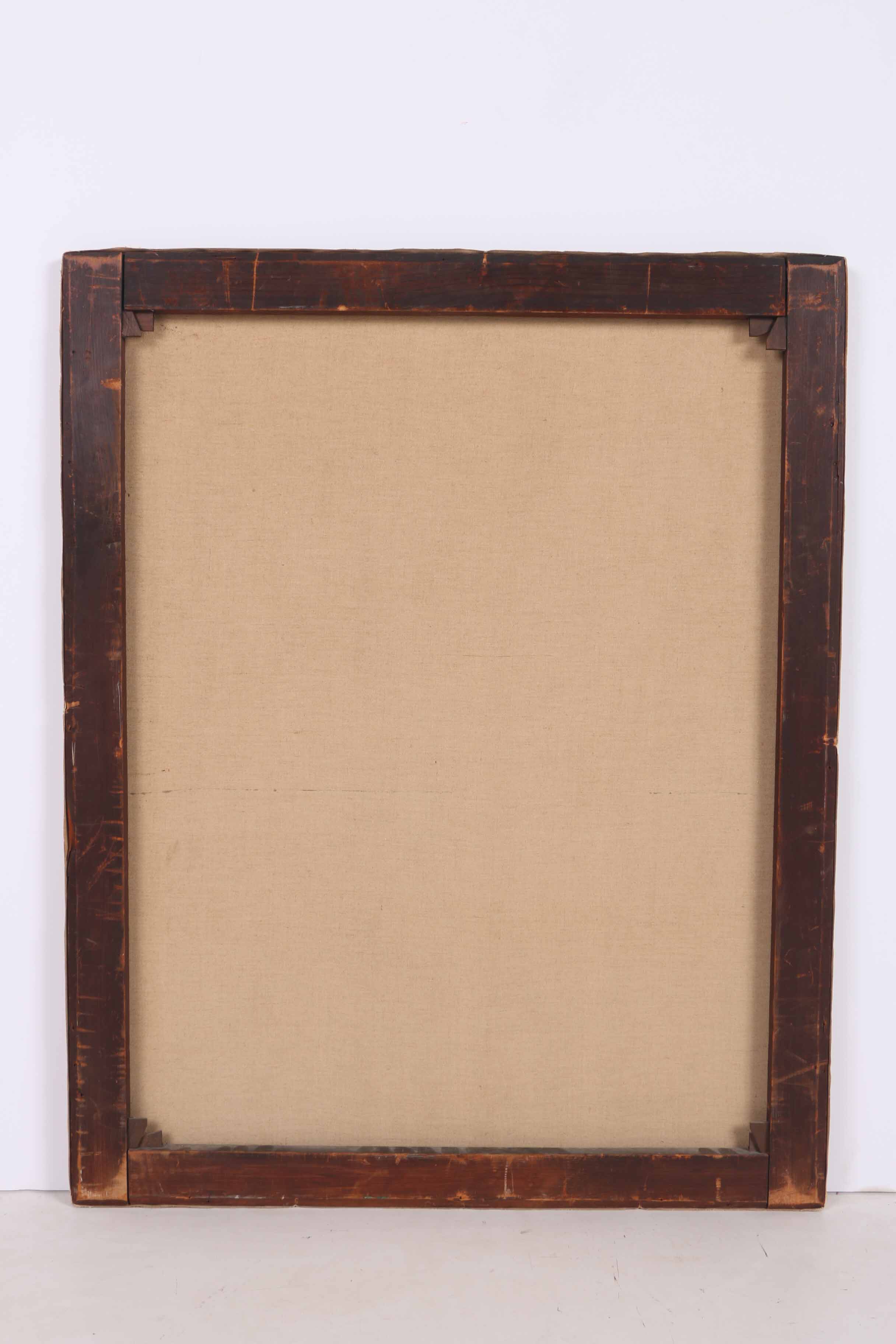 J. H. Oil Painting on Canvas Neoclassical Style Landscape