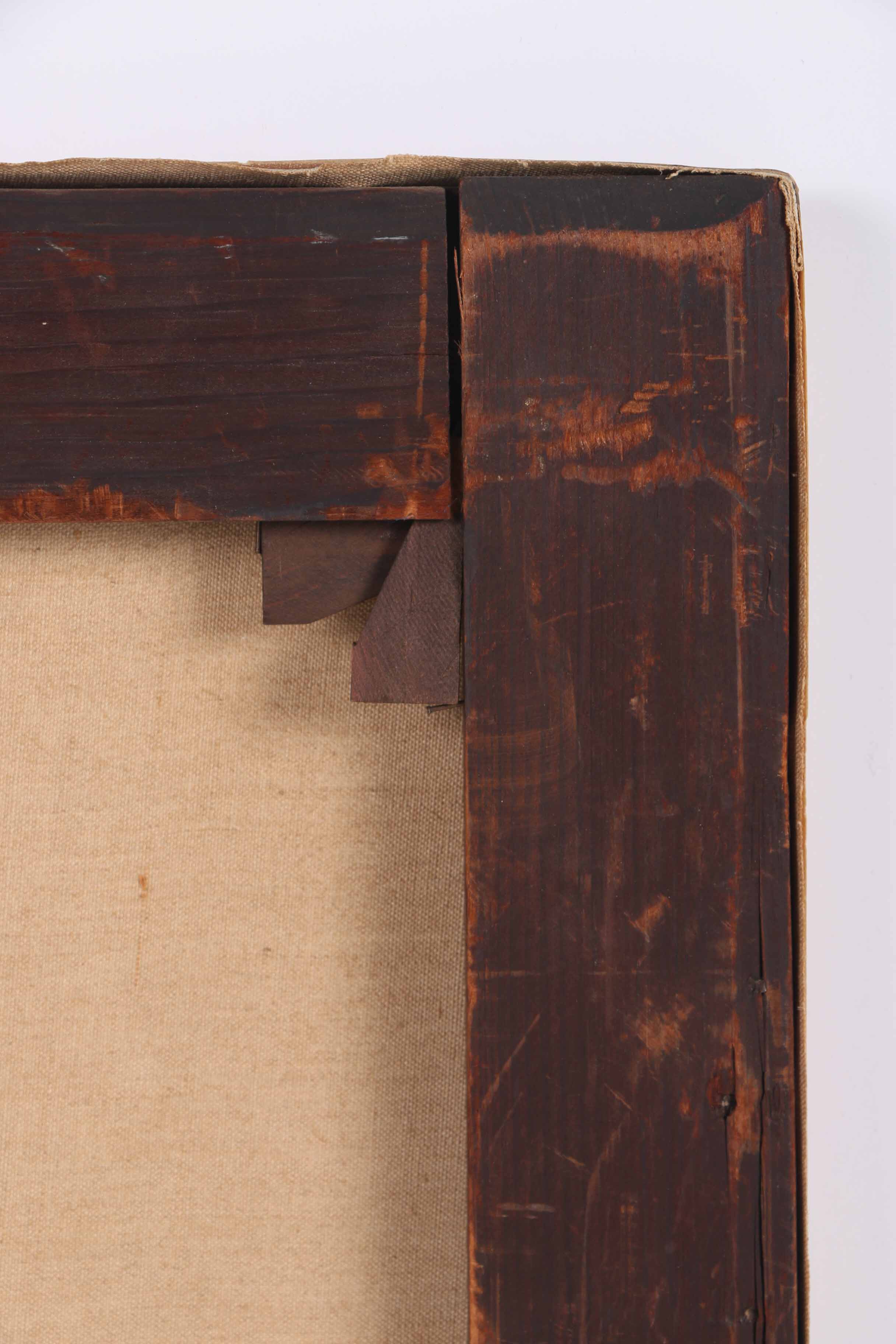 J. H. Oil Painting on Canvas Neoclassical Style Landscape