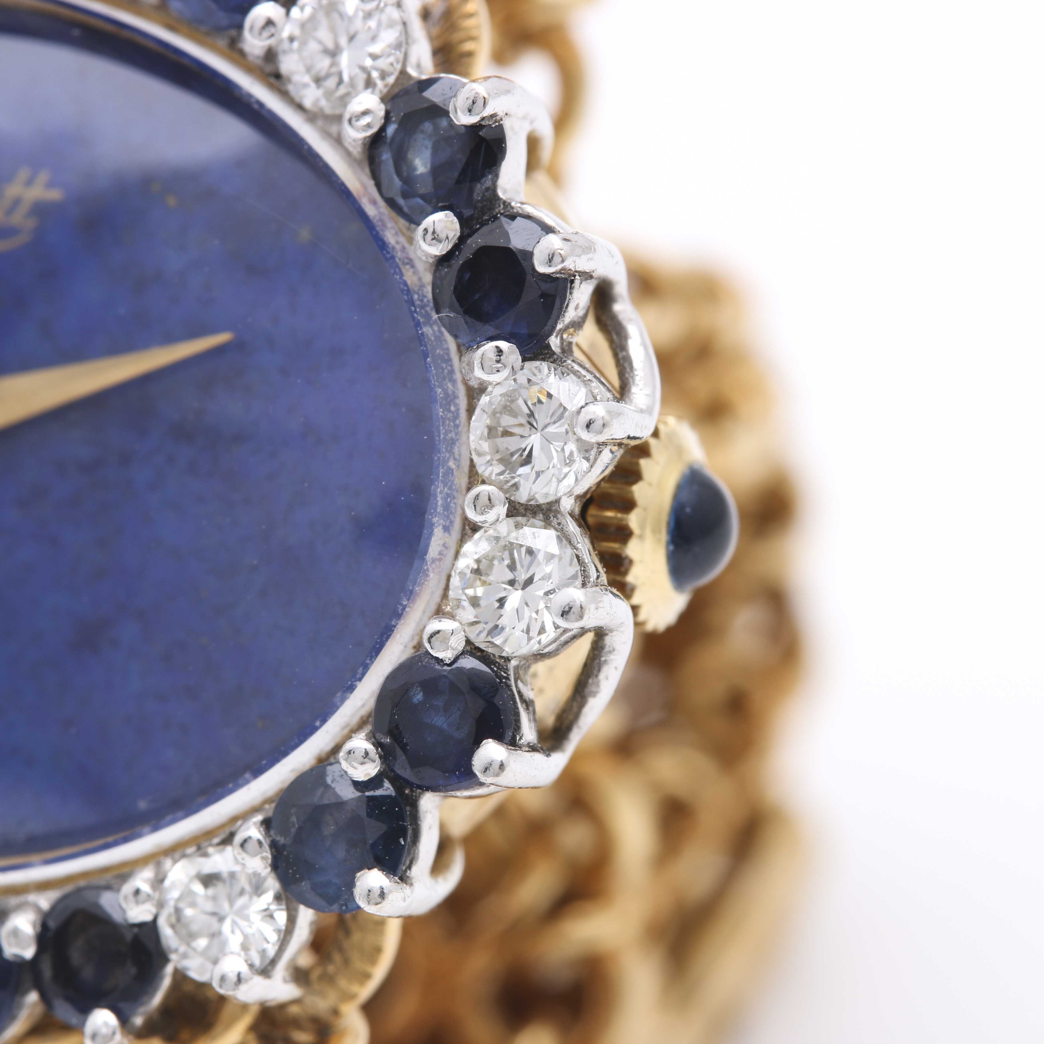 18K Gold Lorett Diamond and Gemstone Watch With 18K Corletto Bracelet