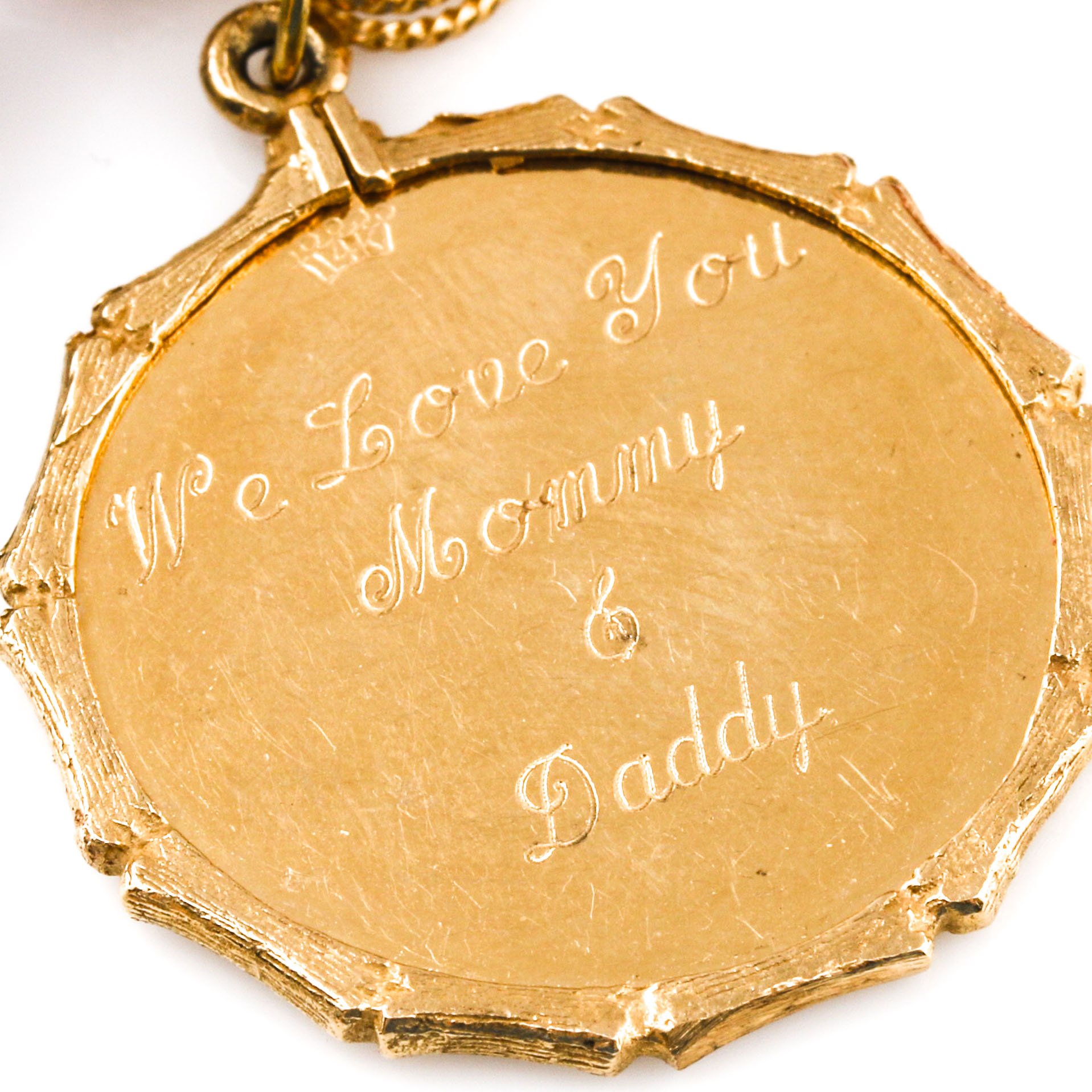 14K Yellow Gold Semi-Precious Stone Charm Bracelet