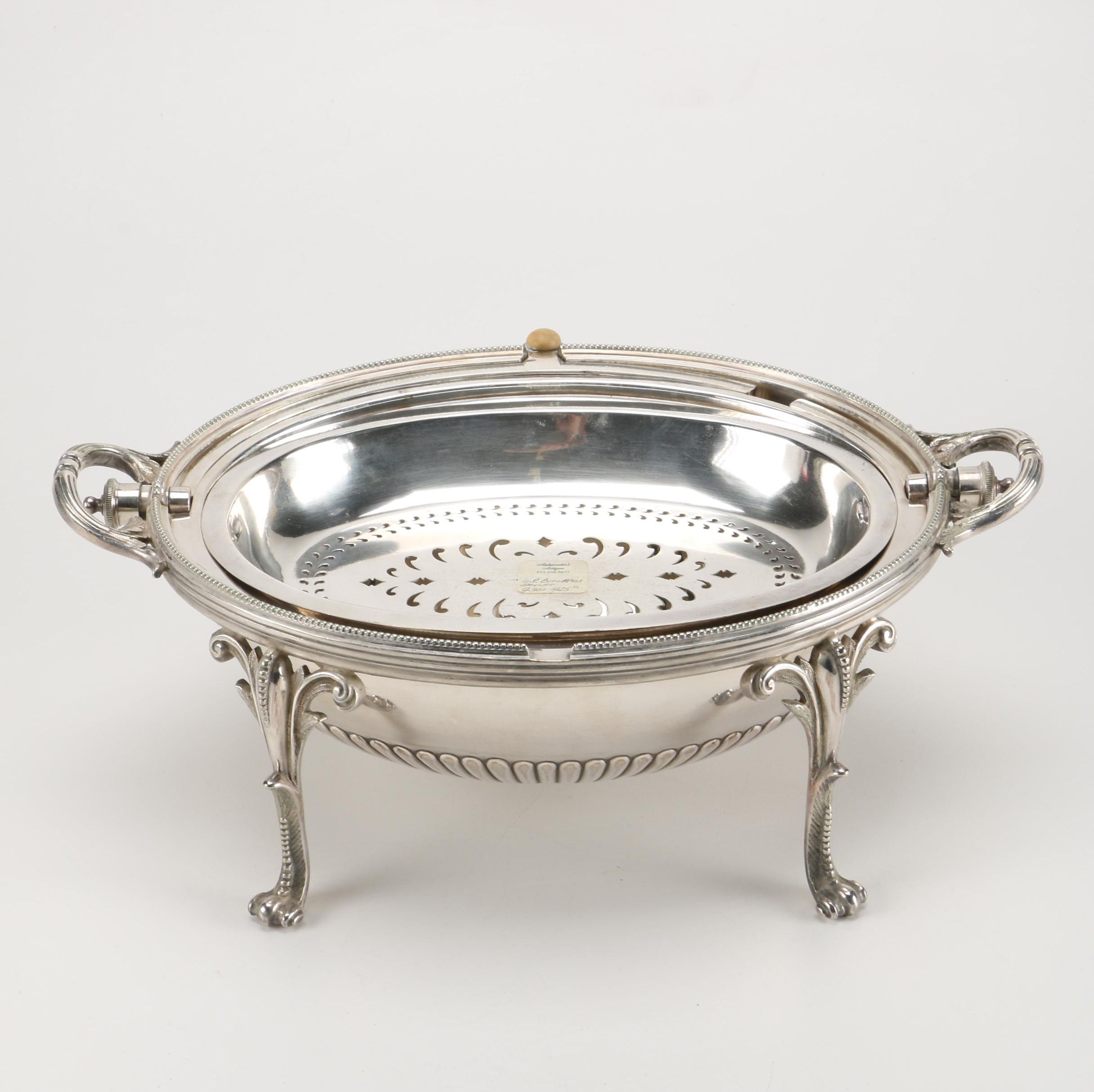 Walker & Hall Silver Plated Dome Top Server