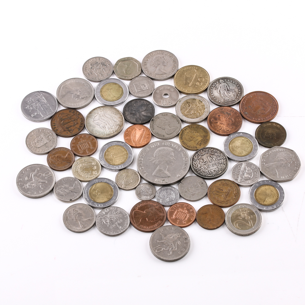 Forty-Six Foreign Coins