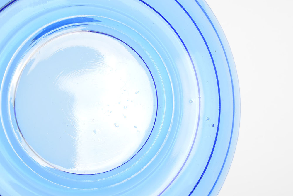 Hazel Atlas "Modern Tone" Cobalt Blue Depression Glassware