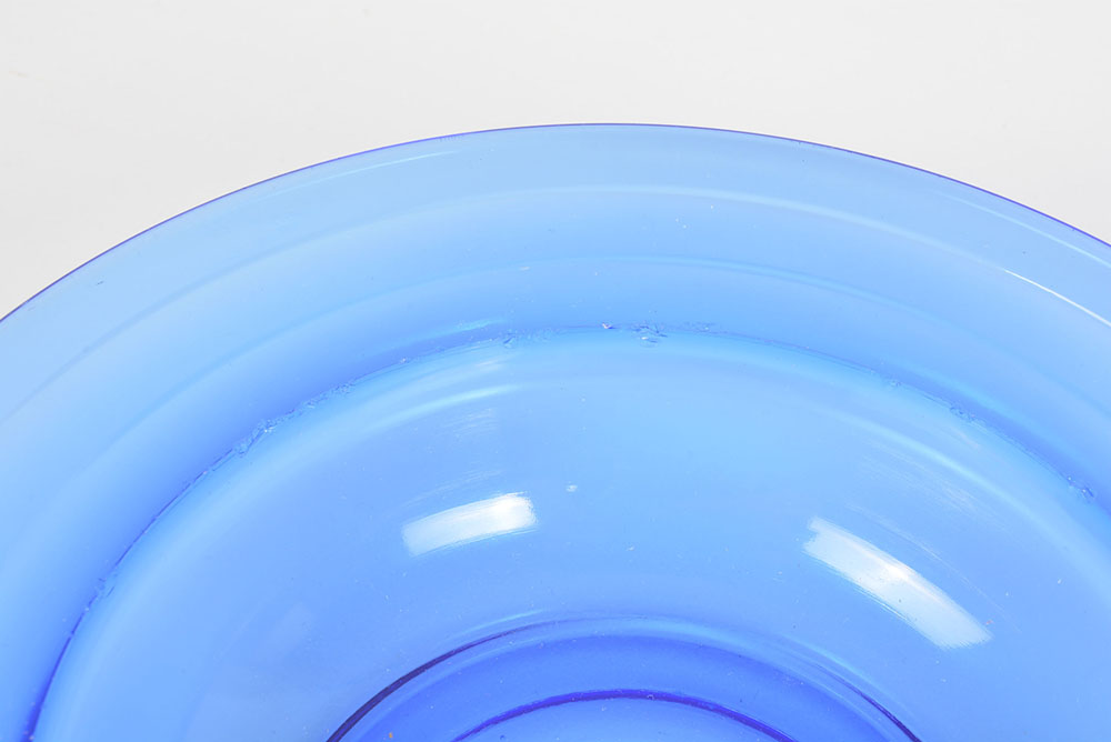 Hazel Atlas "Modern Tone" Cobalt Blue Depression Glassware