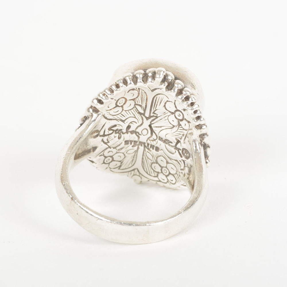 Sterling Silver and Abalone Ring