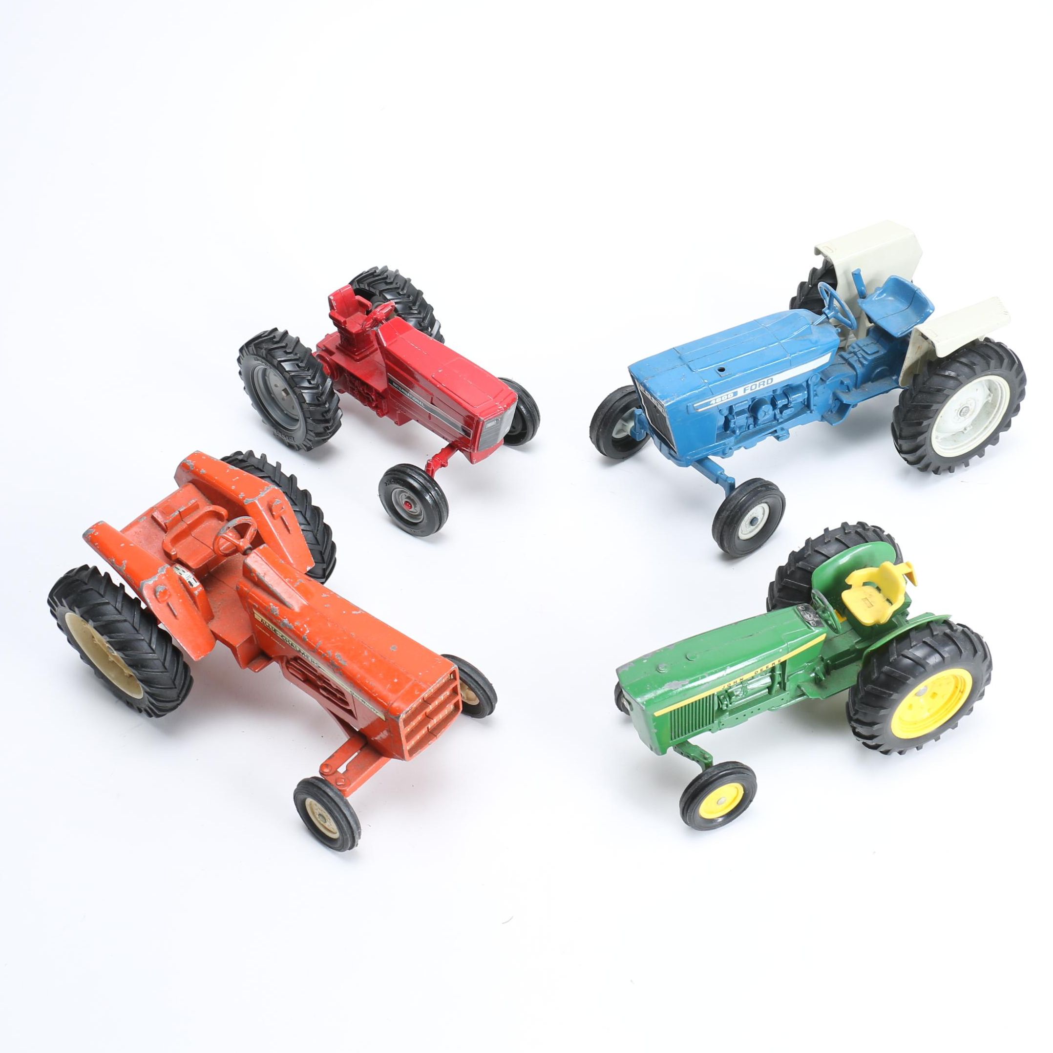 Die-Cast Toy Tractors Featuring Ertl