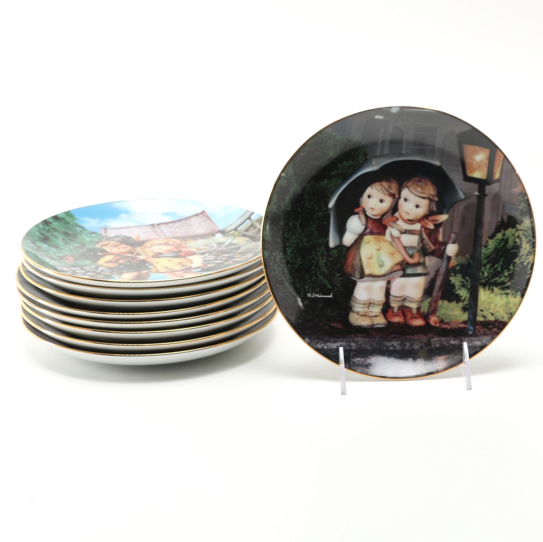 Collection of Hummel Commemorative Plates