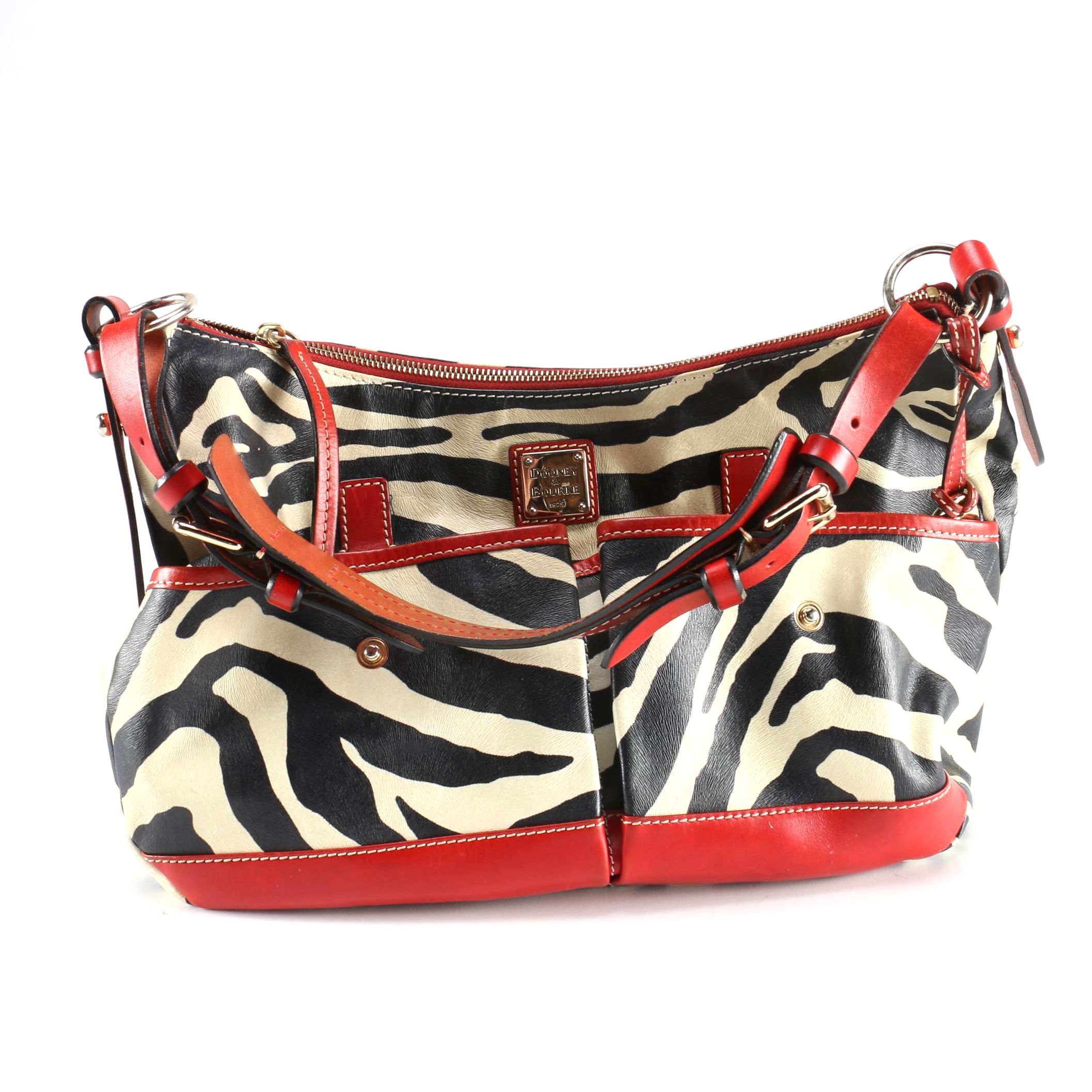 Dooney & Bourke Zebra Medium Safari Bag