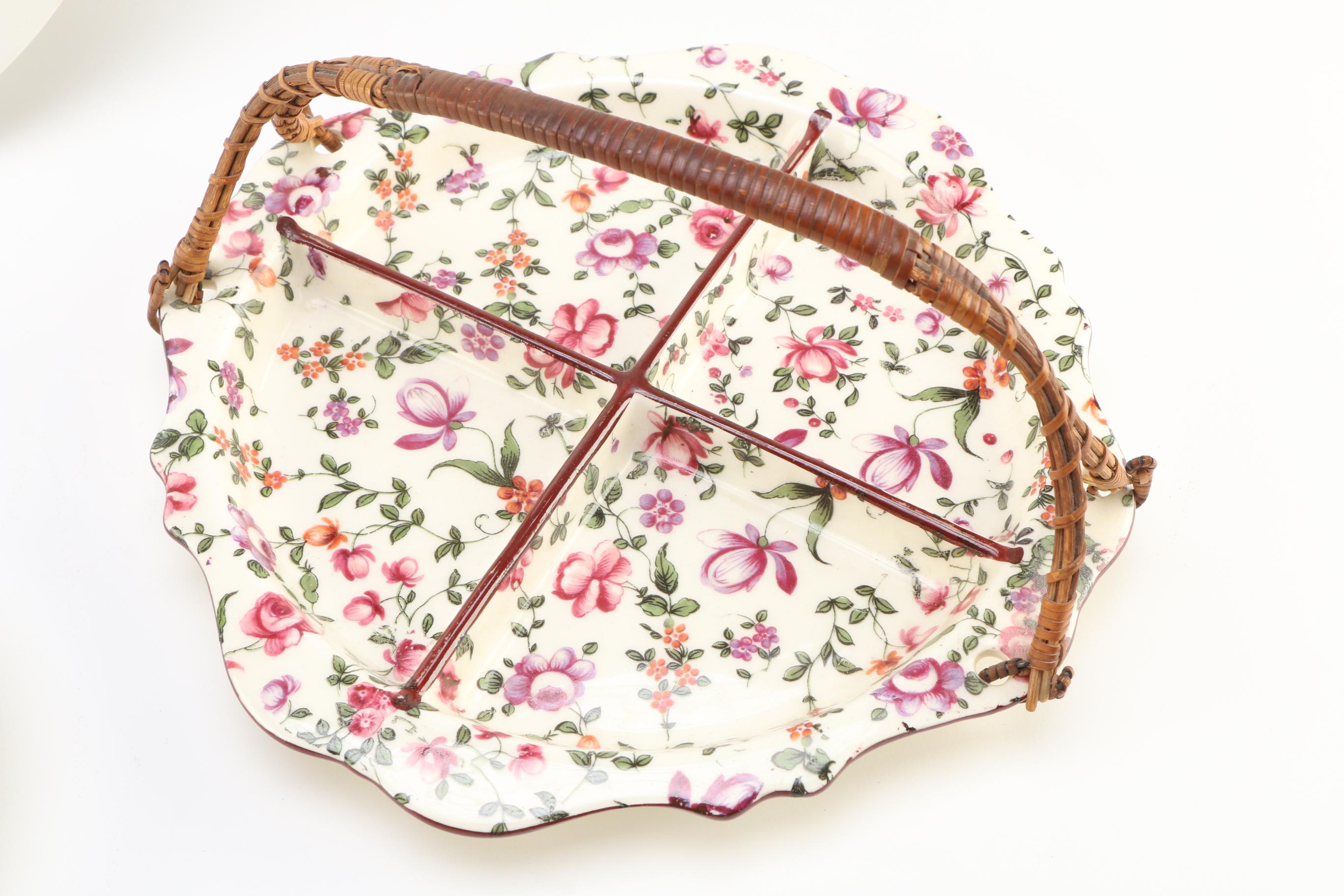 Vintage Floral Decorated Porcelains