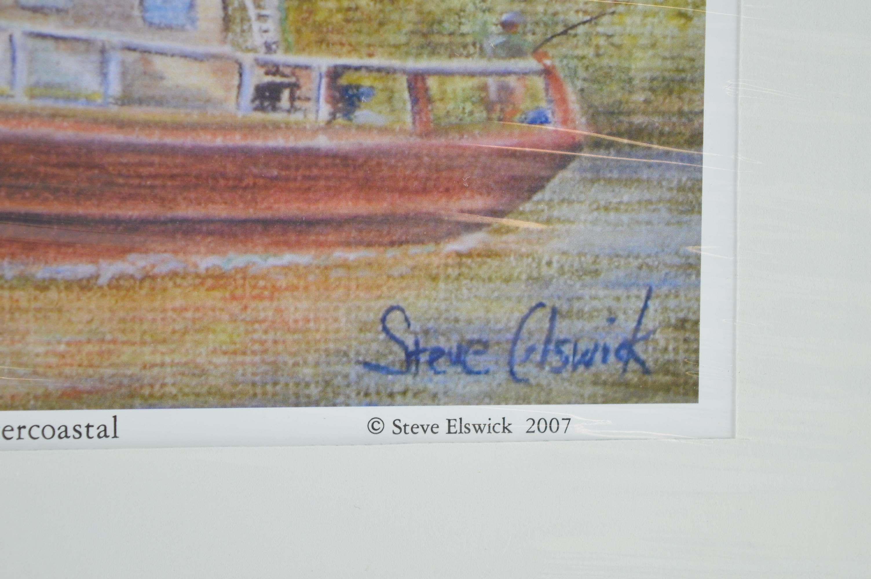 Steve Elswick Giclee Prints of Boats