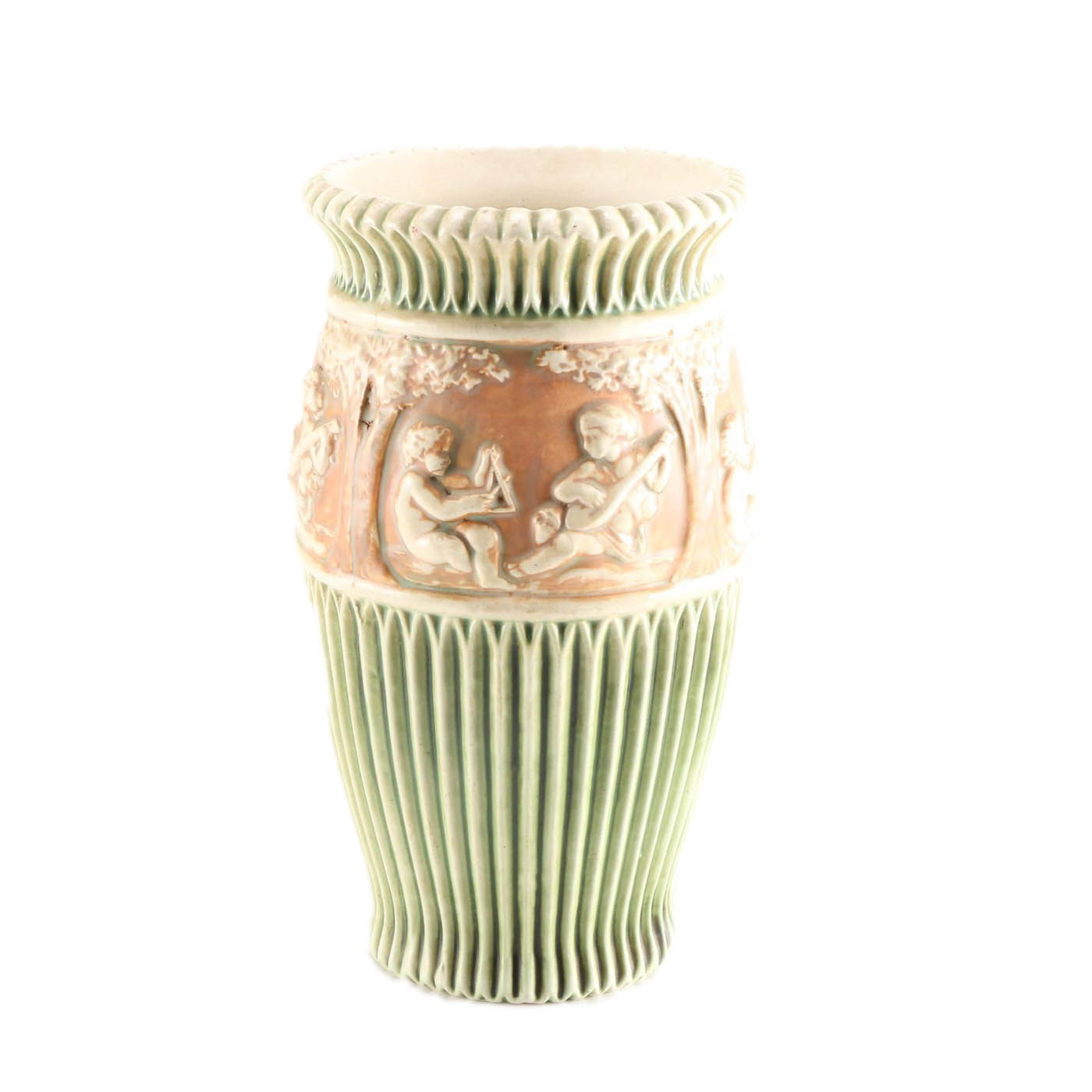 Vintage Romanesque Ceramic Vase