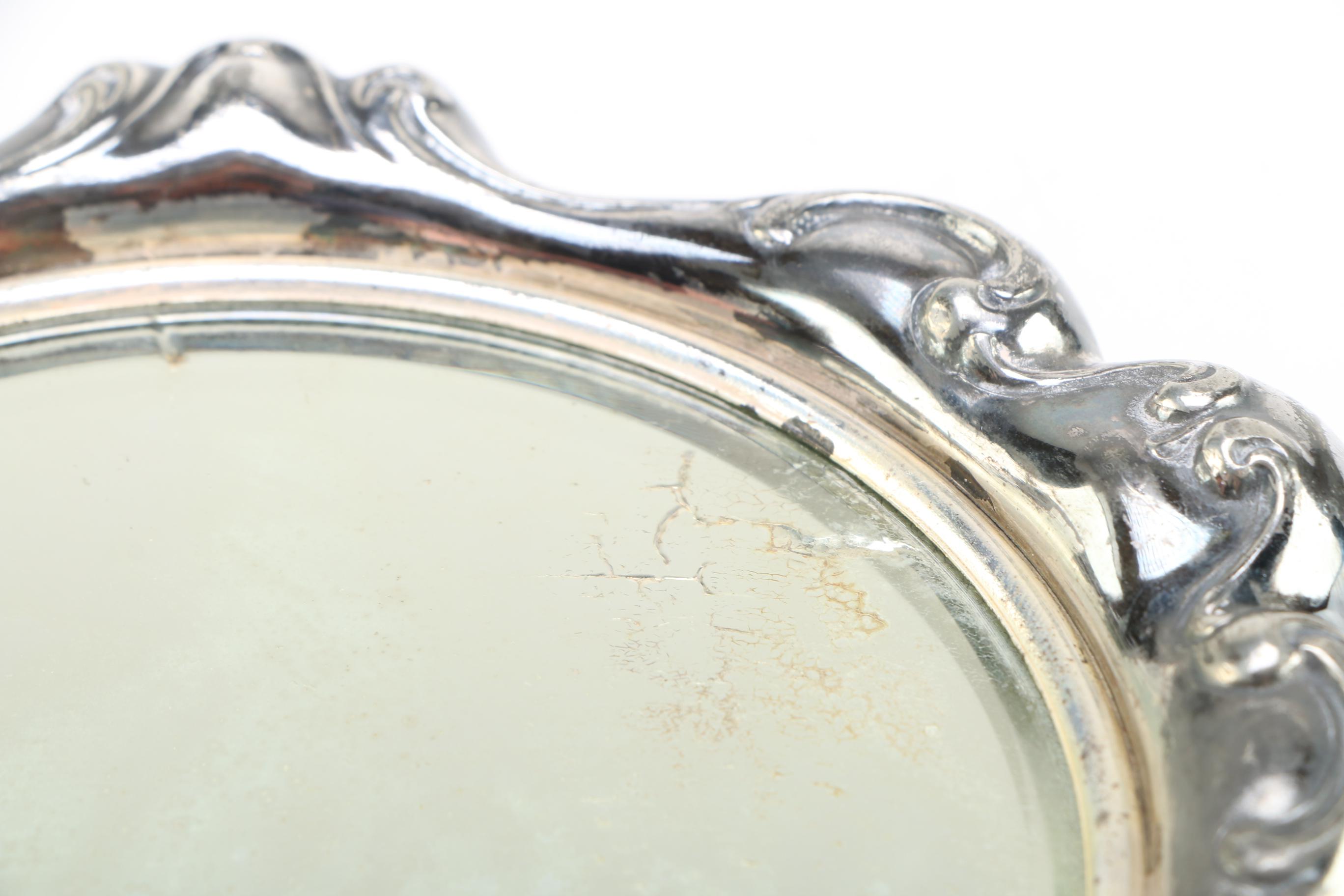 Derby Silver Company Silver Plate Vanity Set