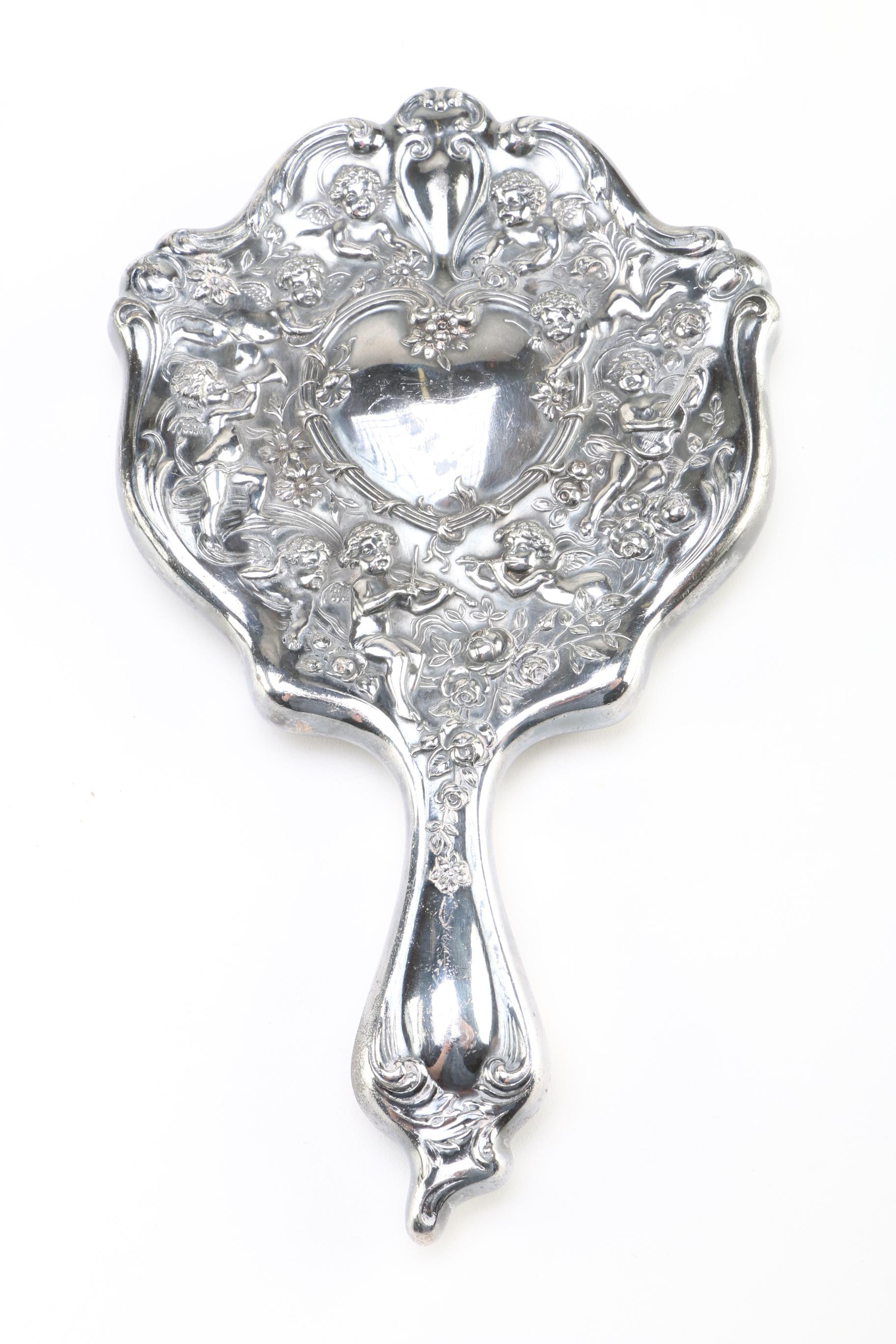 Derby Silver Company Silver Plate Vanity Set