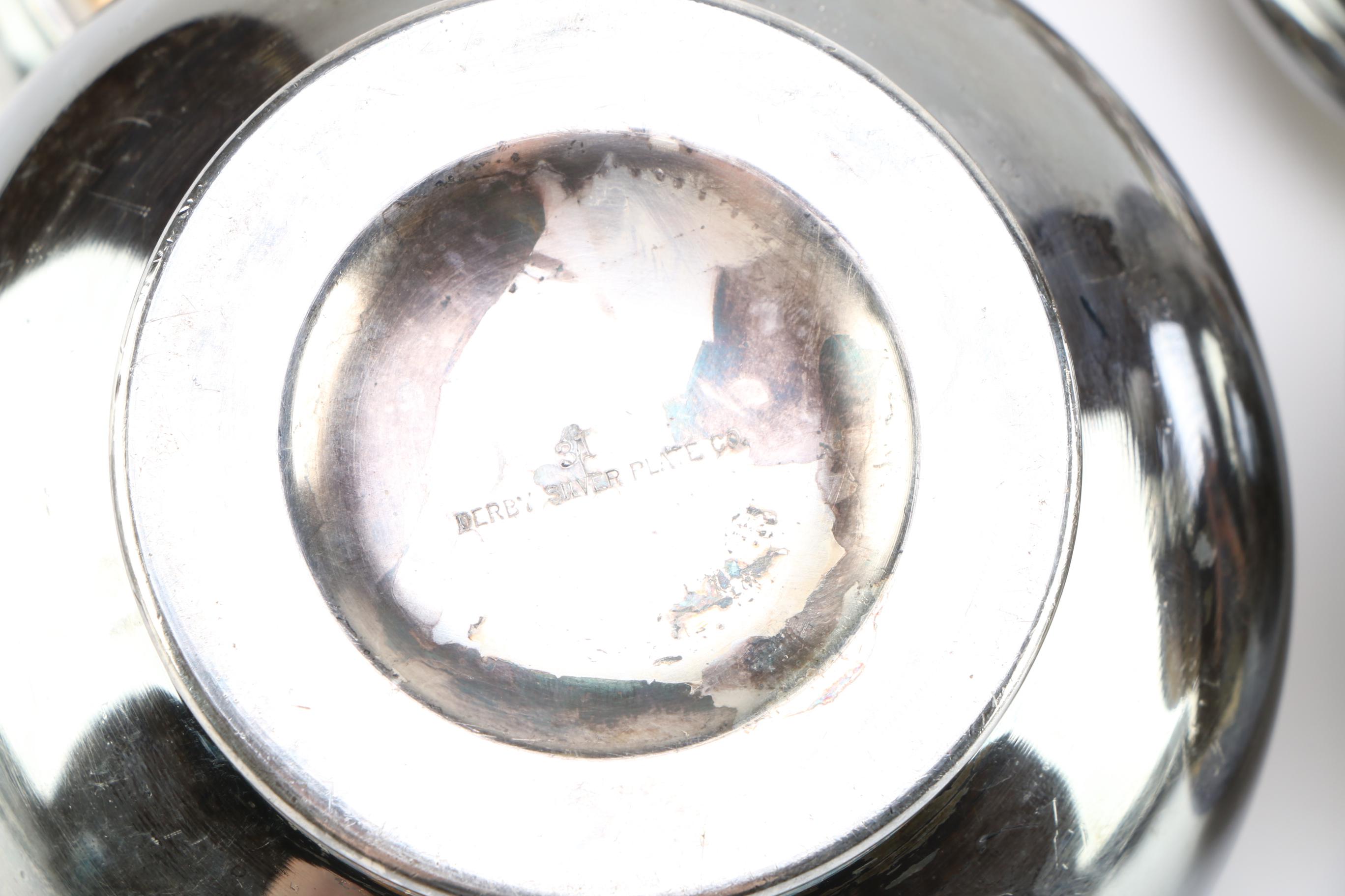 Derby Silver Company Silver Plate Vanity Set