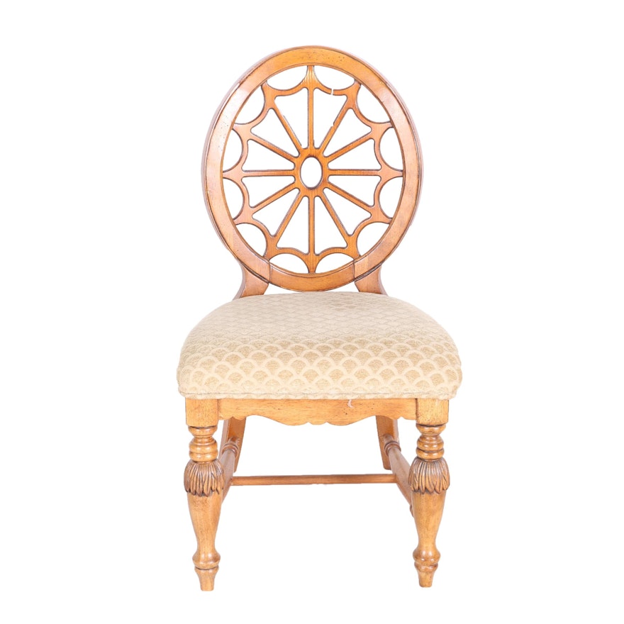Contemporary Sheraton Style Spider Web Side Chair