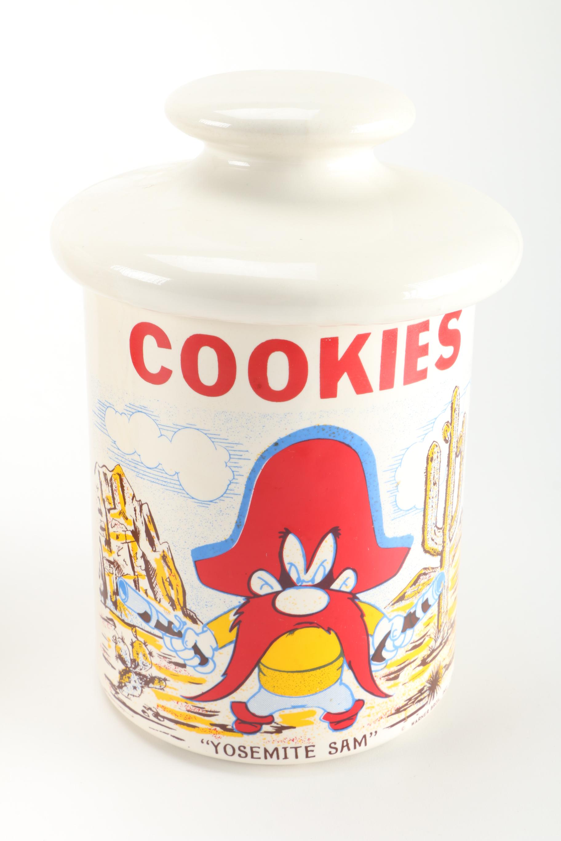 Warner Brothers Ceramic Cookie Jars Featuring "Looney Tunes"