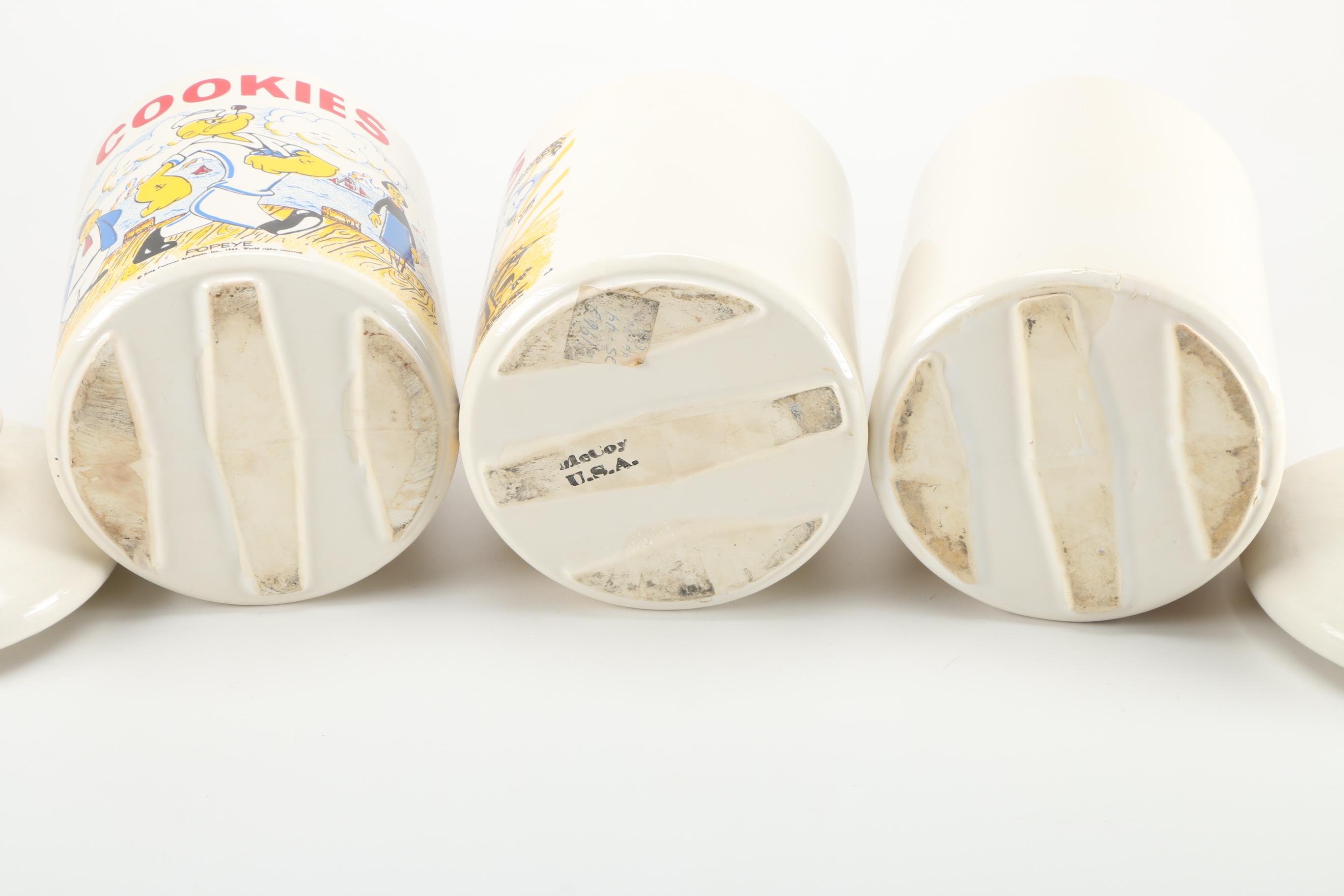 Warner Brothers Ceramic Cookie Jars Featuring "Looney Tunes"