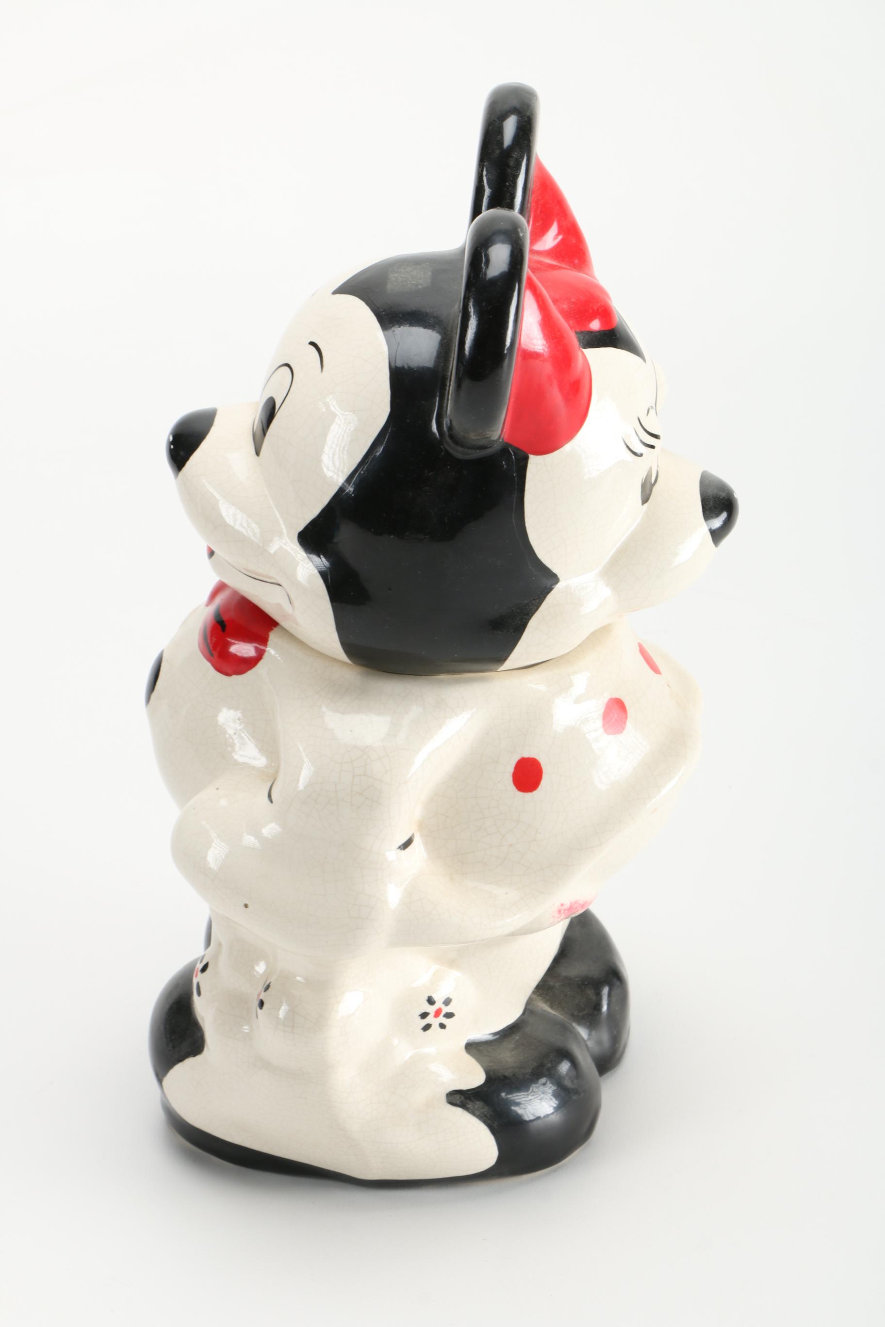 1940s Mickey Mouse Turnabout Cookie Jar