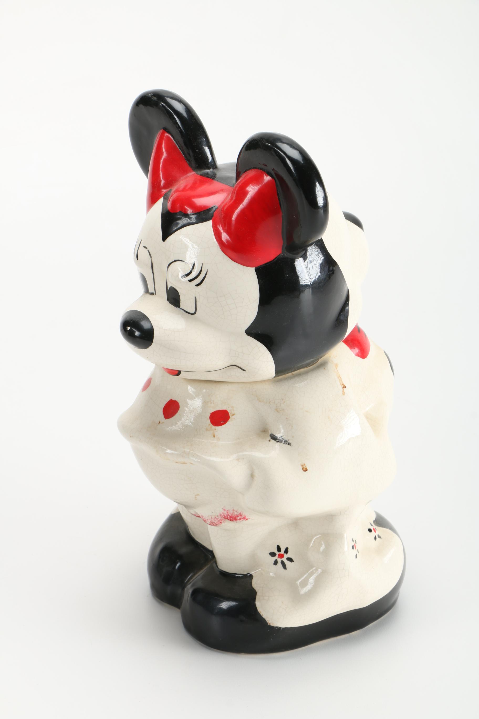 1940s Mickey Mouse Turnabout Cookie Jar